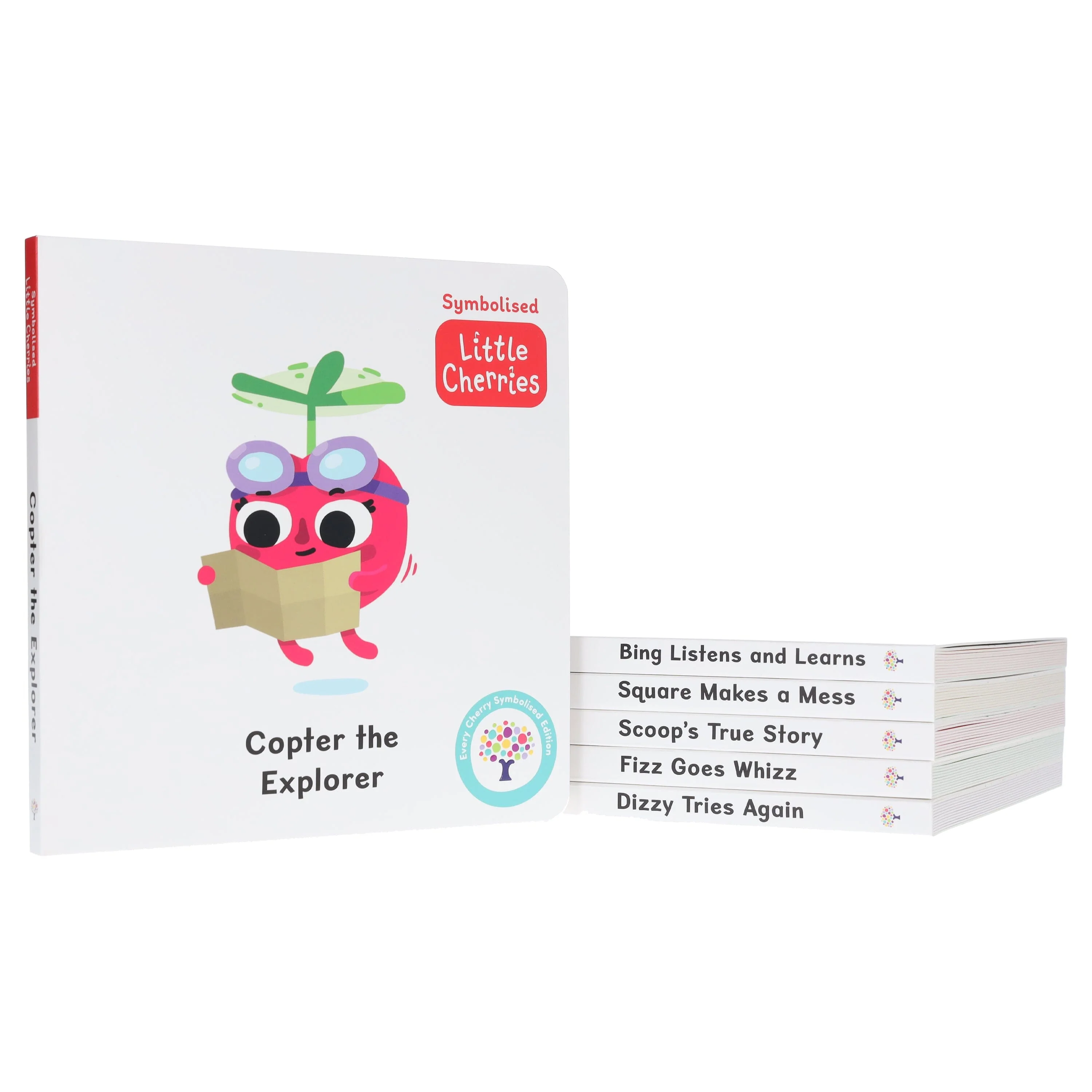 The Symbolised Little Cherries: 6 Book Collection (Box Set 2) Includes 6 Free Audiobooks - Ages 5-7 - Board Book - Image 4
