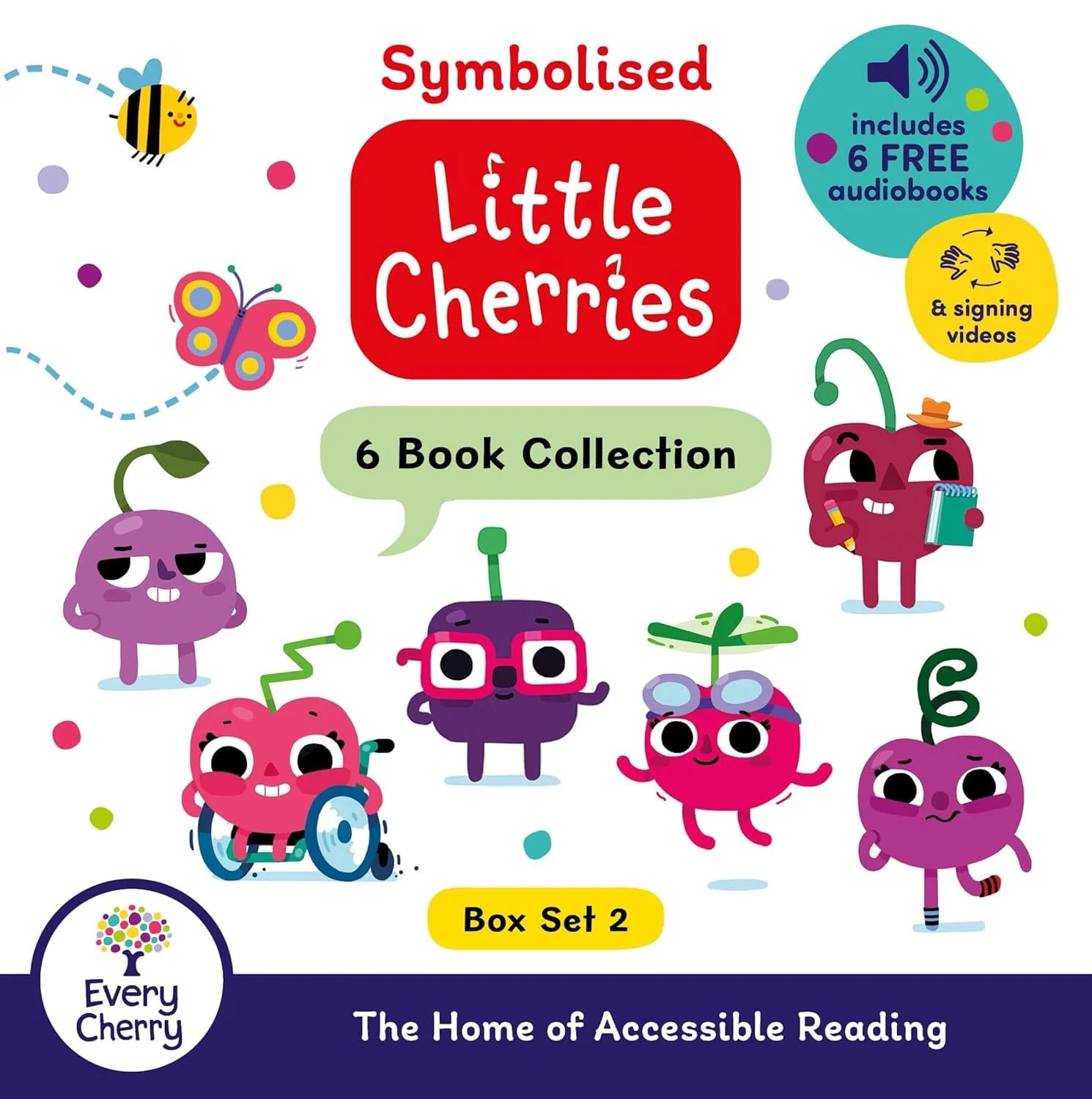 The Symbolised Little Cherries: 6 Book Collection (Box Set 2) Includes 6 Free Audiobooks - Ages 5-7 - Board Book - Image 6