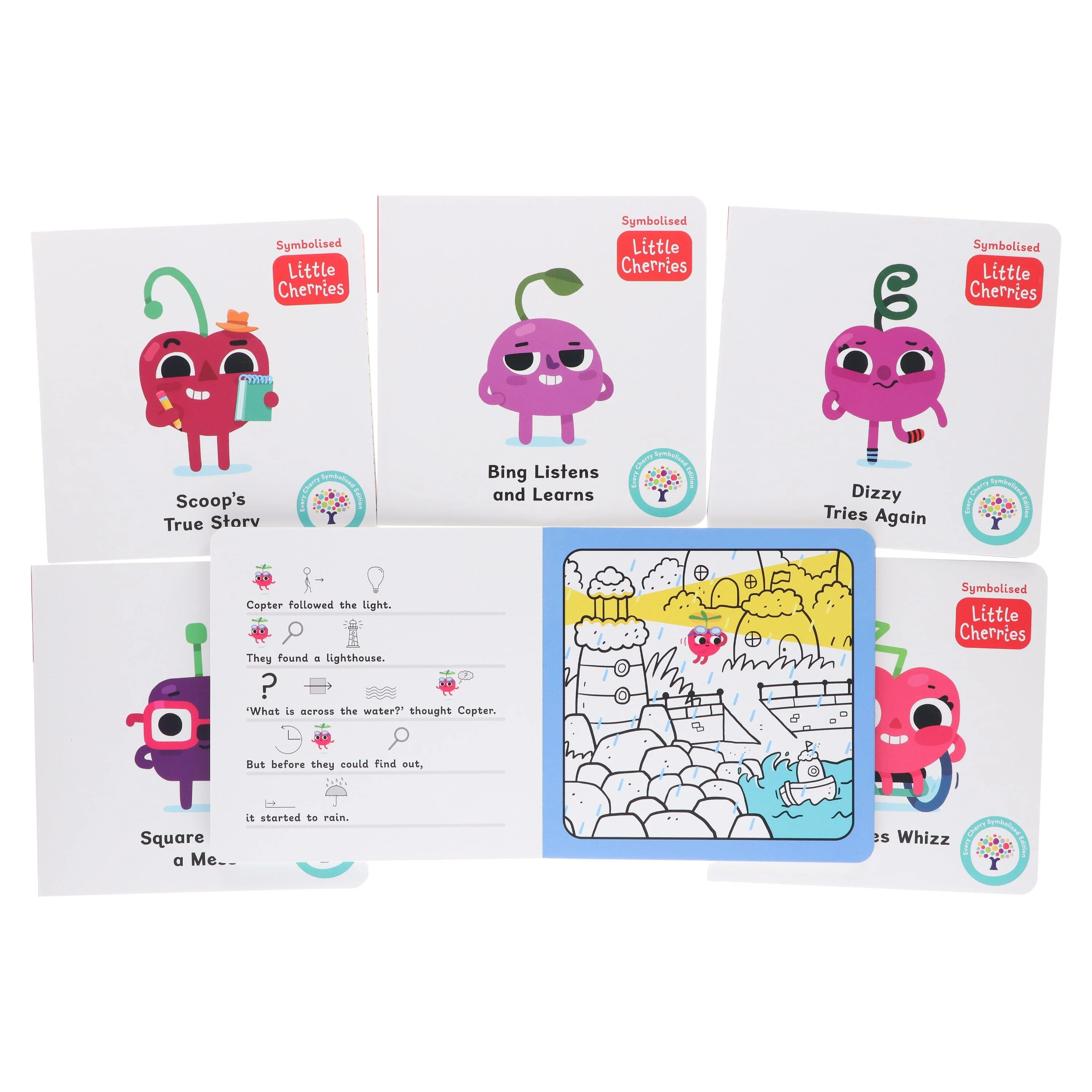 The Symbolised Little Cherries: 6 Book Collection (Box Set 2) Includes 6 Free Audiobooks - Ages 5-7 - Board Book - Image 7