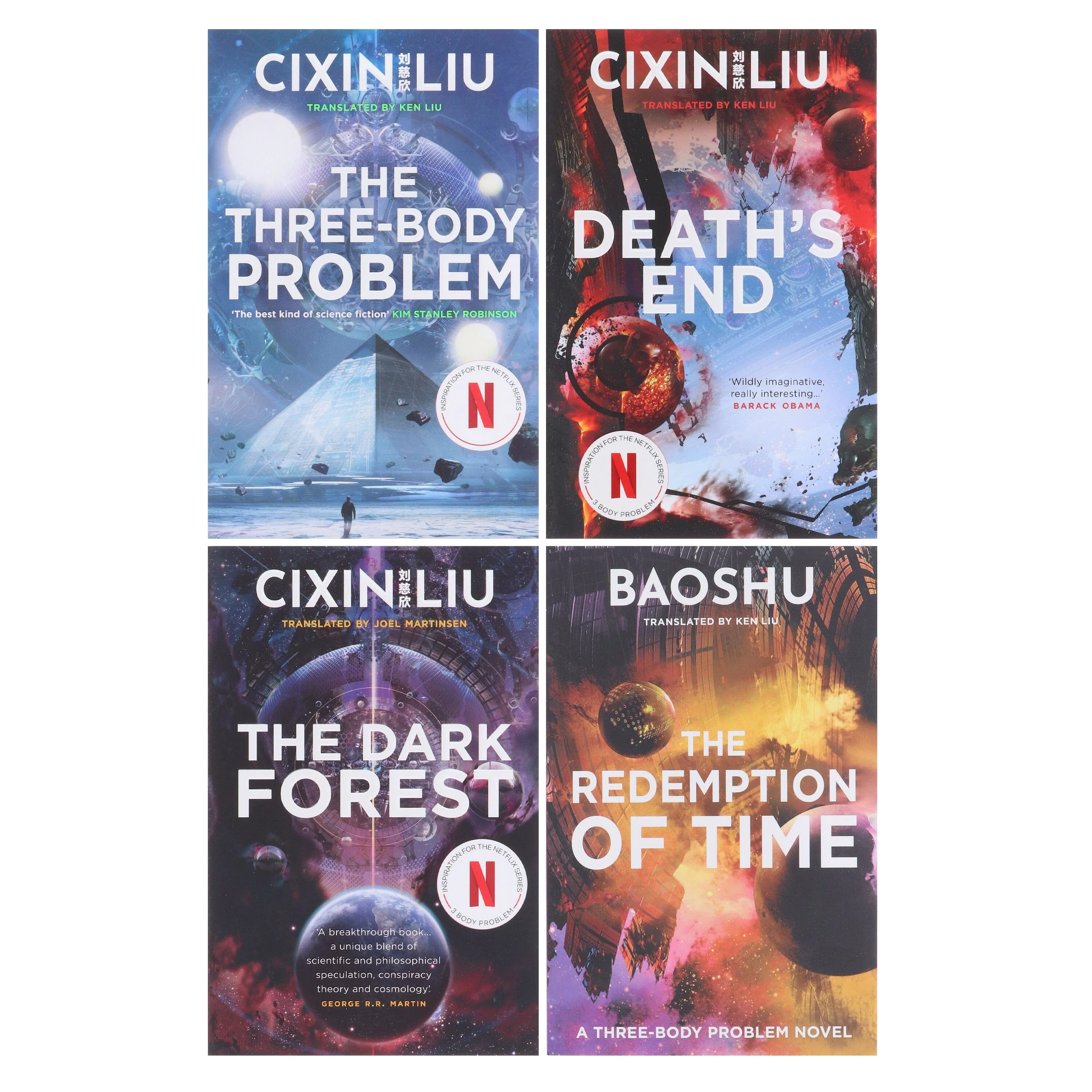 The Three-Body Problem Novels By Cixin Liu & Baoshu 4 Books Collection Set - Fiction - Paperback - Image 2
