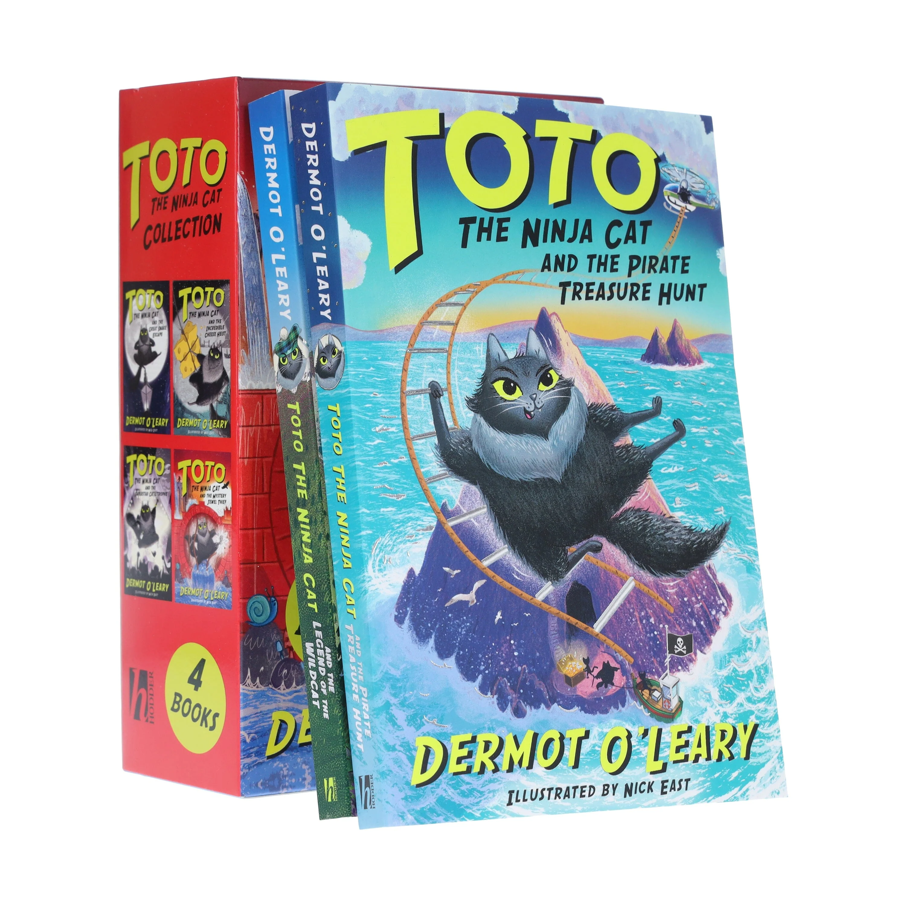 Toto the Ninja Cat Series by Dermot O’Leary Illustrated 6 Books Collection Set - Ages 7+ - Paperback - Image 3