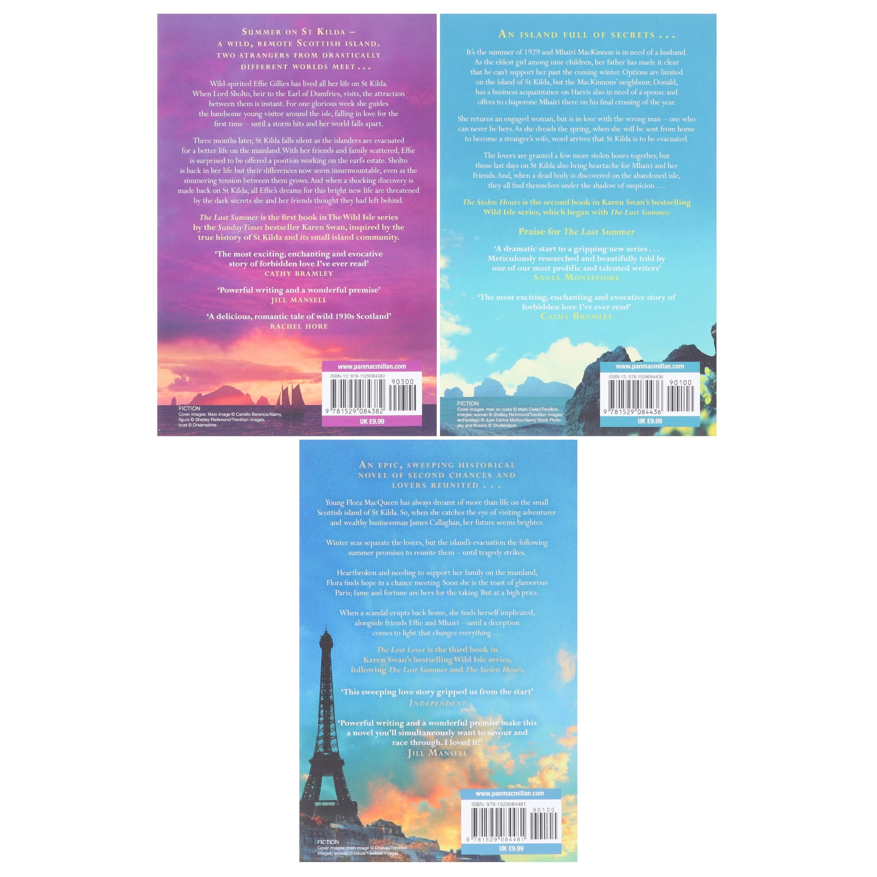 The Wild Isle Series by Karen Swan 3 Books Collection Set - Fiction - Paperback - Image 3