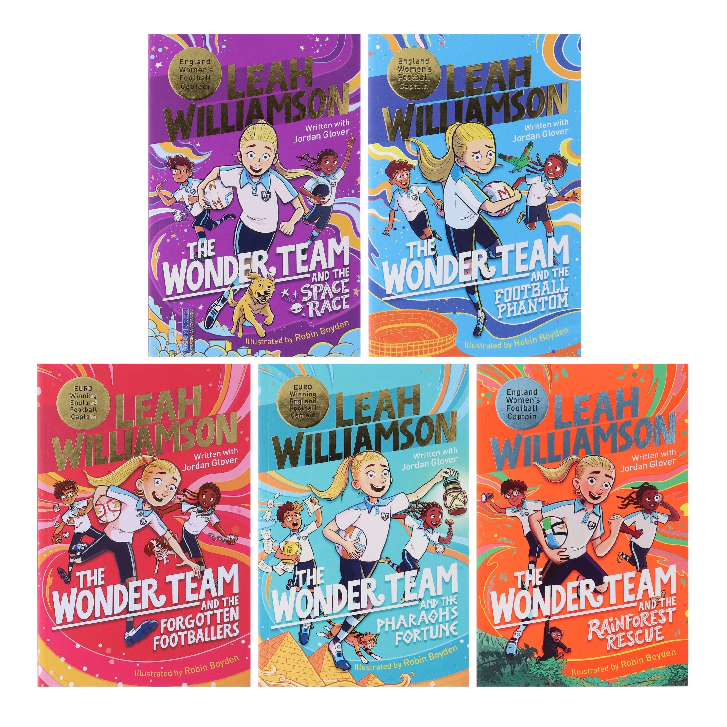 The Wonder Team Series By Leah Williamson Illustrated 5 Books Collection Set - Ages 9-11 - Paperback - Image 2