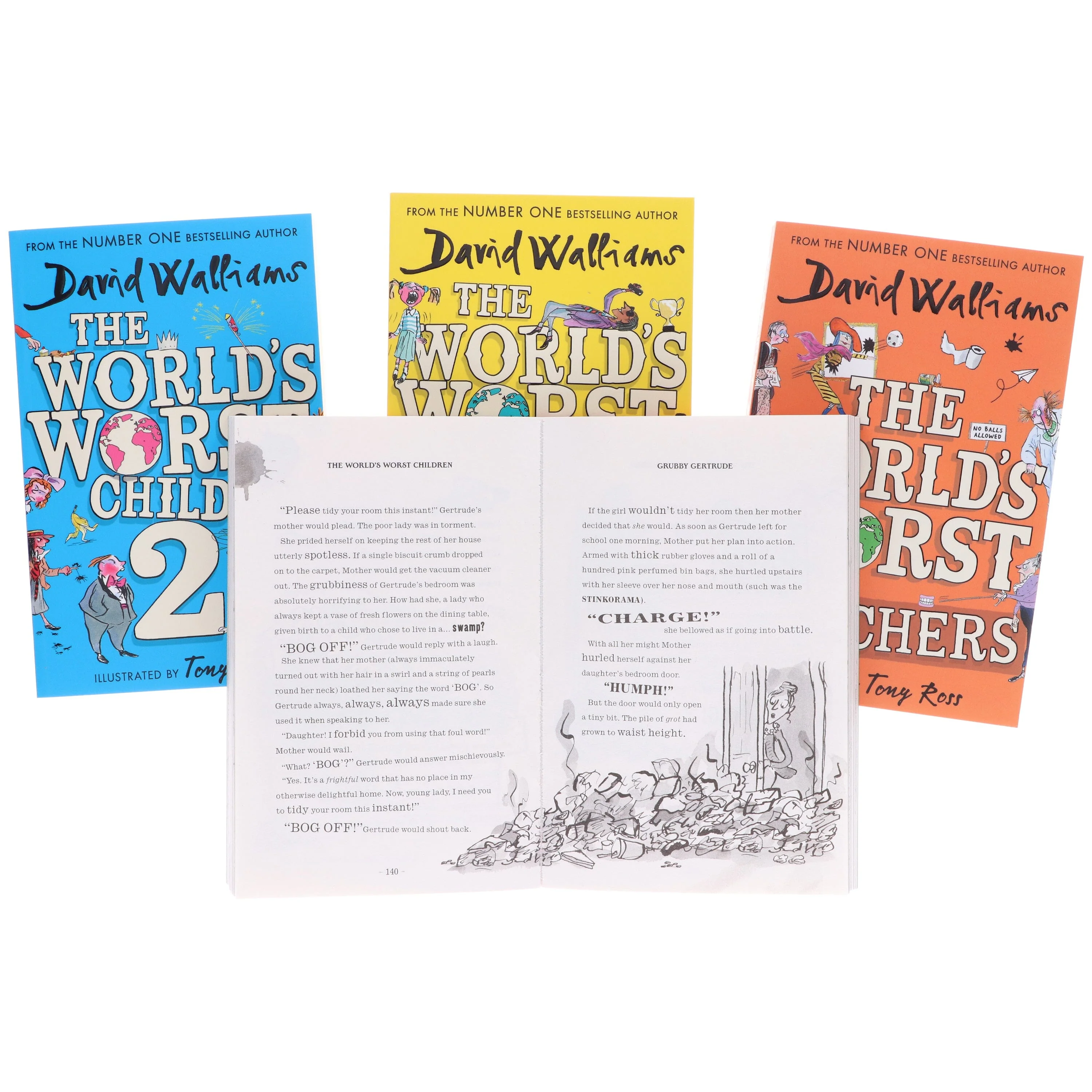 The World's Worst Children Series by David Walliams: Illustrated 4 Books Collection Set - Ages 7-12 -Paperback - Image 7