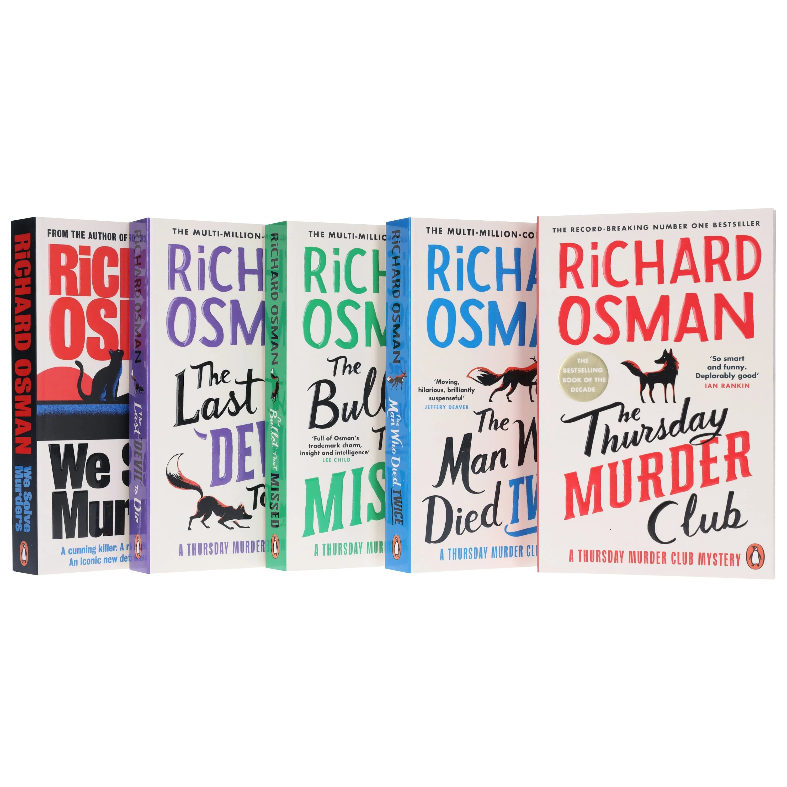 Thursday Murder Club & We Solve Murders Series by Richard Osman 5 Books Collection Set - Fiction - Paperback - Image 4