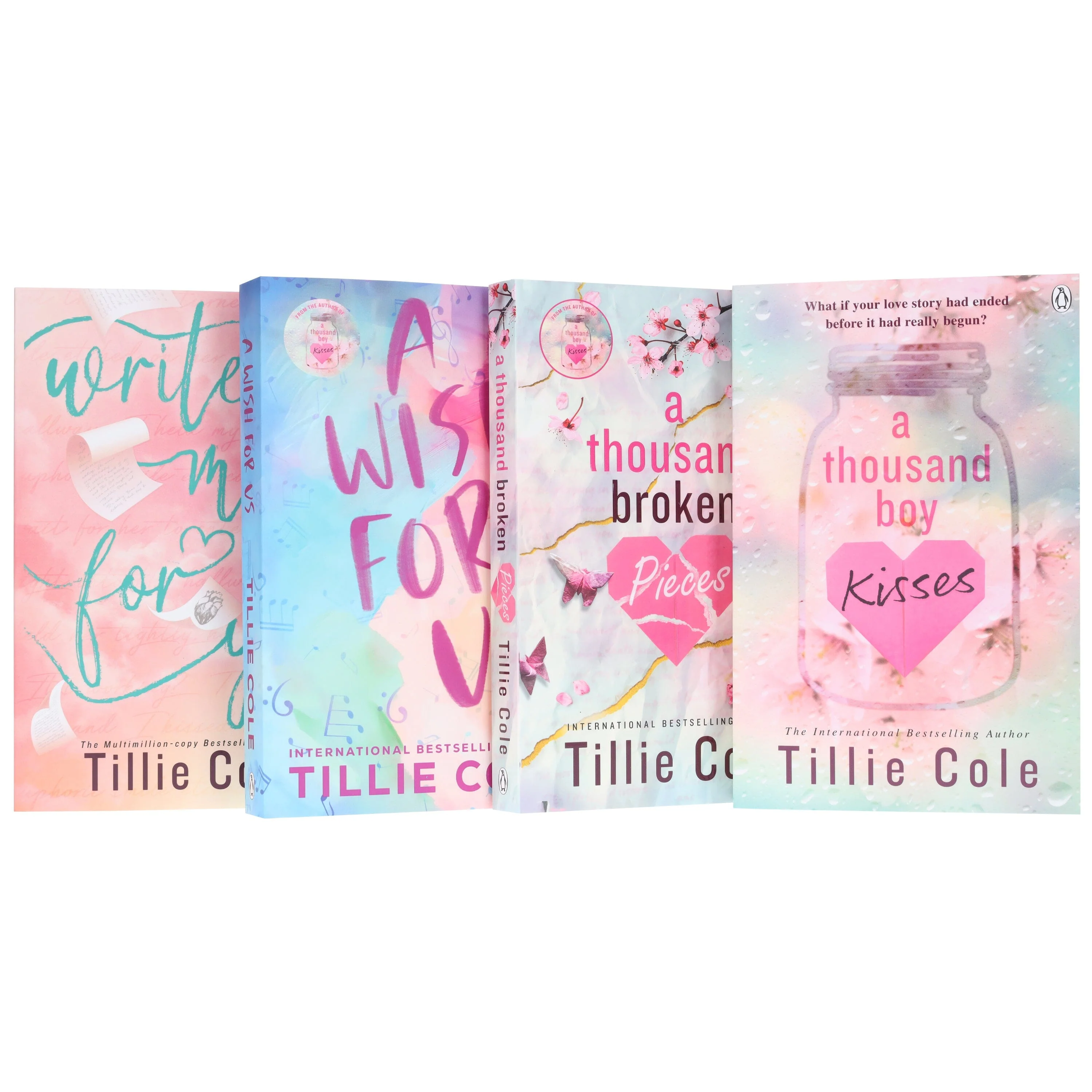 Tillie Cole Collection (A Thousand Boy Kisses, A Thousand Broken Pieces, A Wish For Us & Write Me For You) 4 Books Set - Fiction - Paperback - Image 4