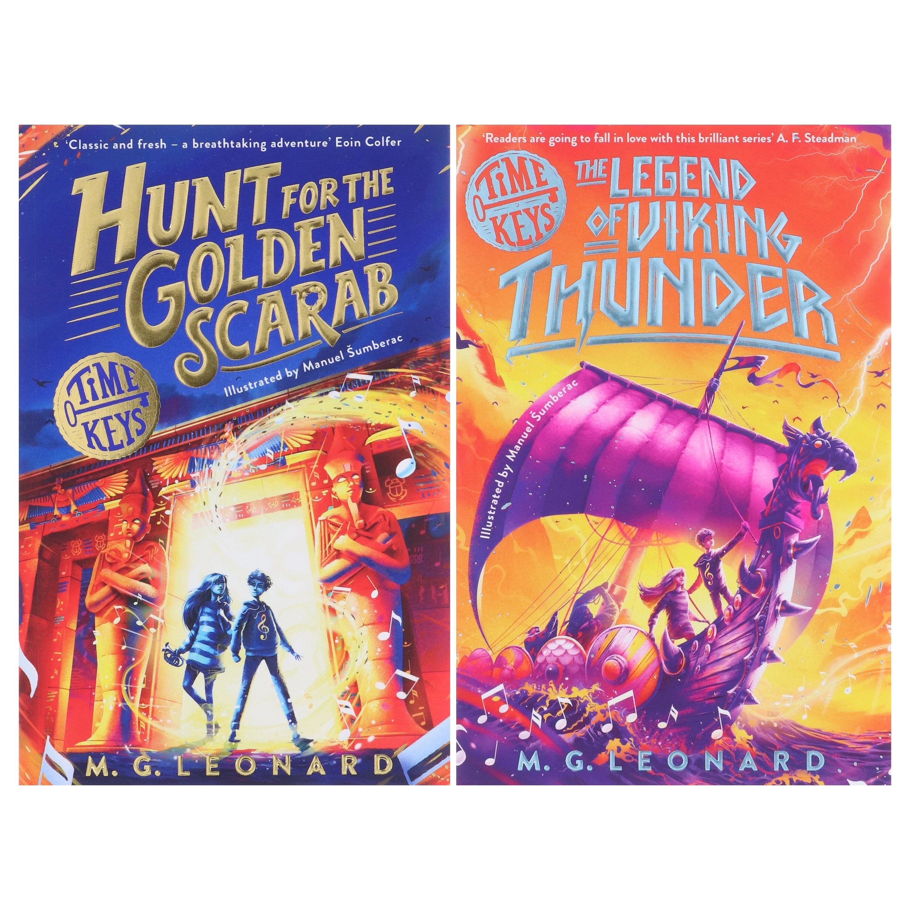 Time Keys Series by M. G. Leonard Illustrated 2 Books Collection Set - Ages 9-11 - Paperback - Image 2