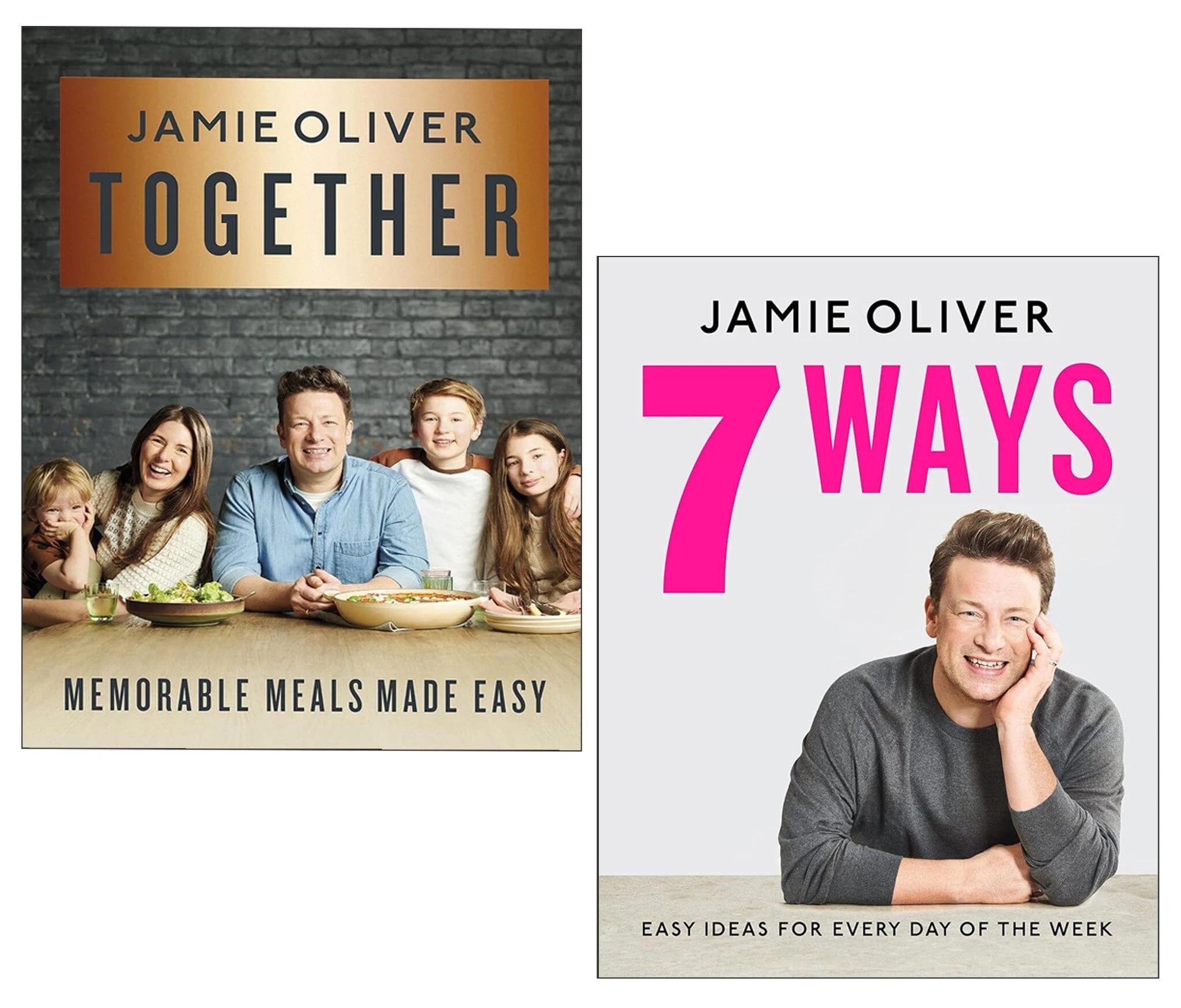 Jamie Oliver Collection (Together: Memorable Meals Made Easy, 7 Ways: Easy Ideas for Every Day of the Week) 2 Books Set - Non Fiction - Hardback - Image 4