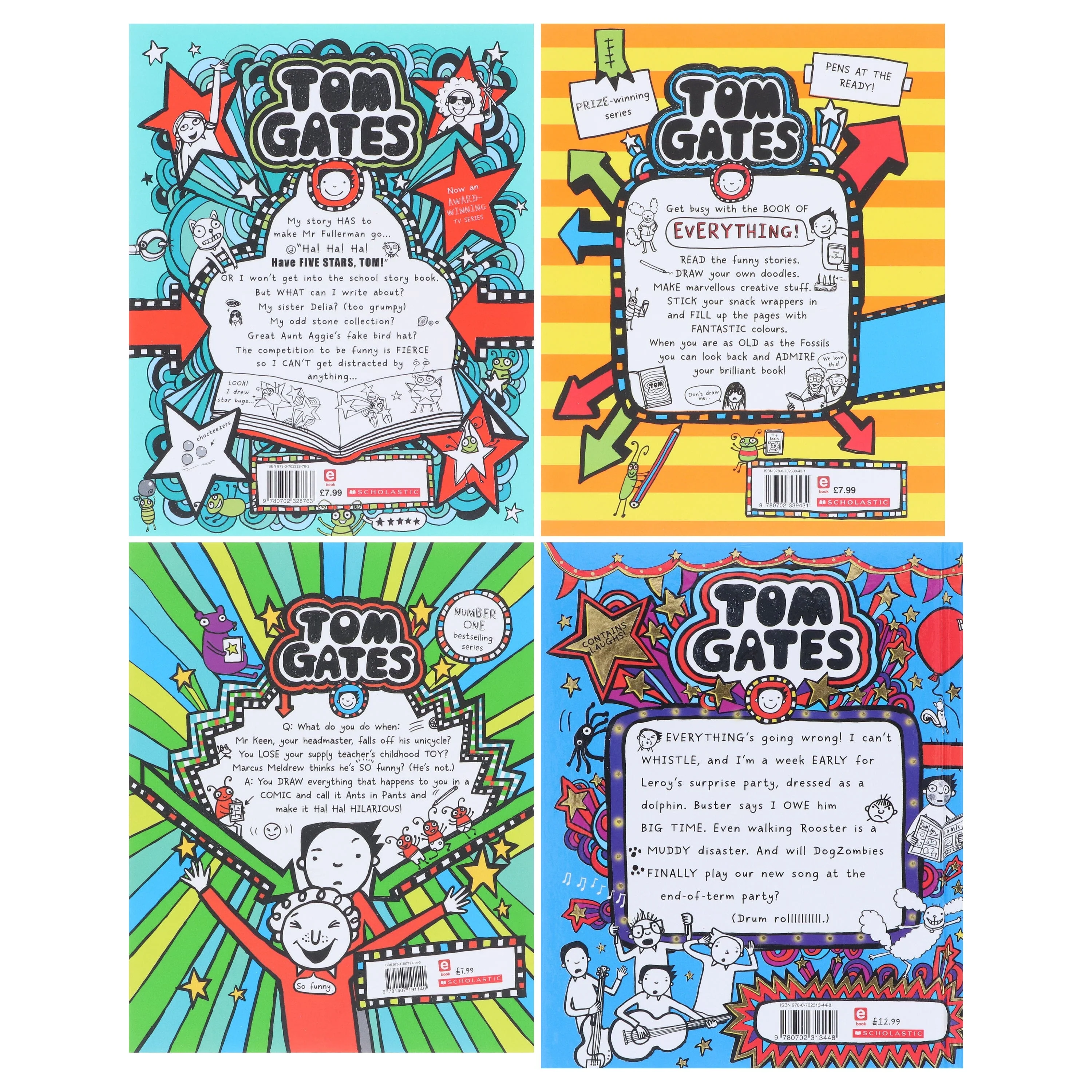Tom Gates Series (Book 21-24) by Liz Pichon 4 Books Collection Set - Ages 7-12 - Paperback/Hardback - Image 3
