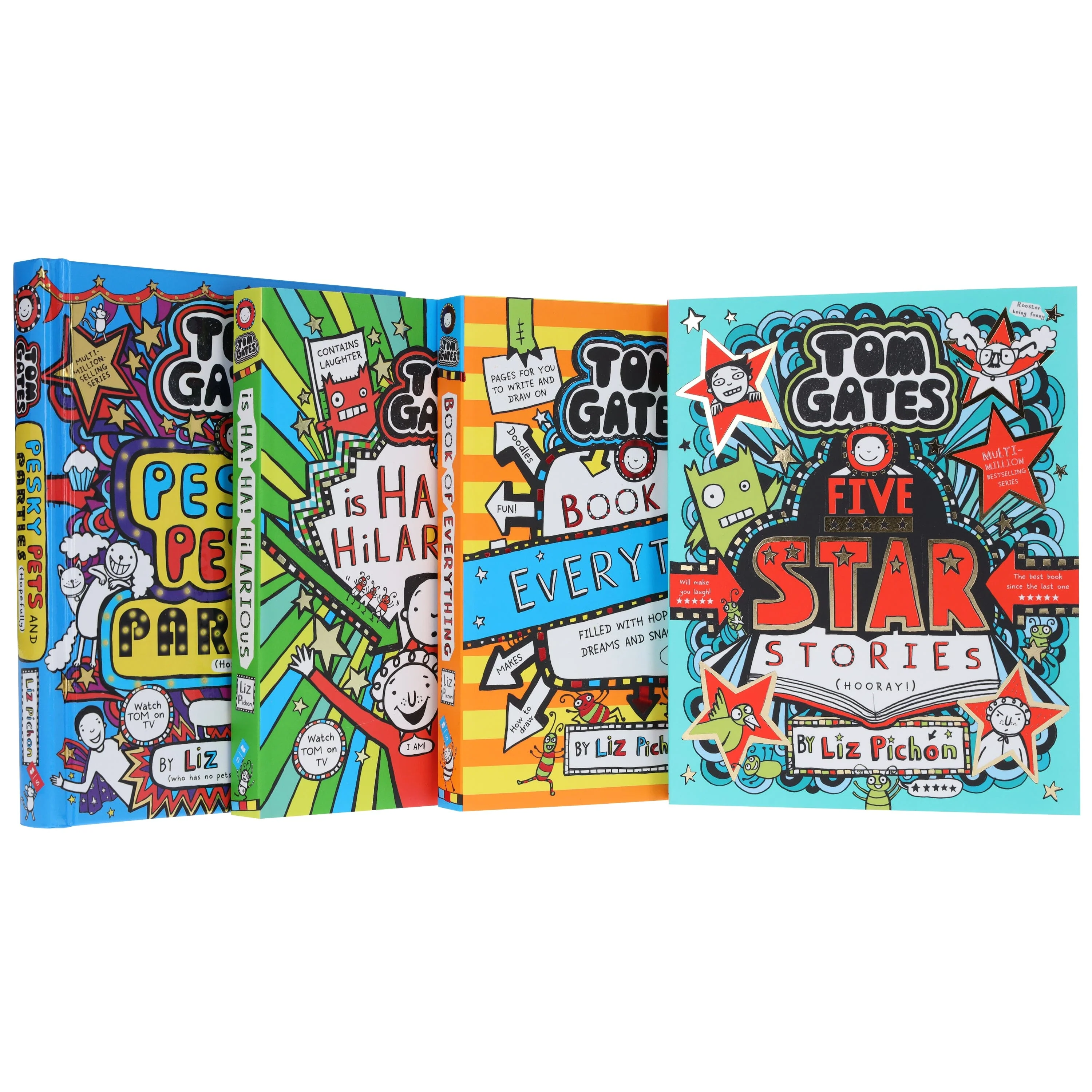 Tom Gates Series (Book 21-24) by Liz Pichon 4 Books Collection Set - Ages 7-12 - Paperback/Hardback - Image 4
