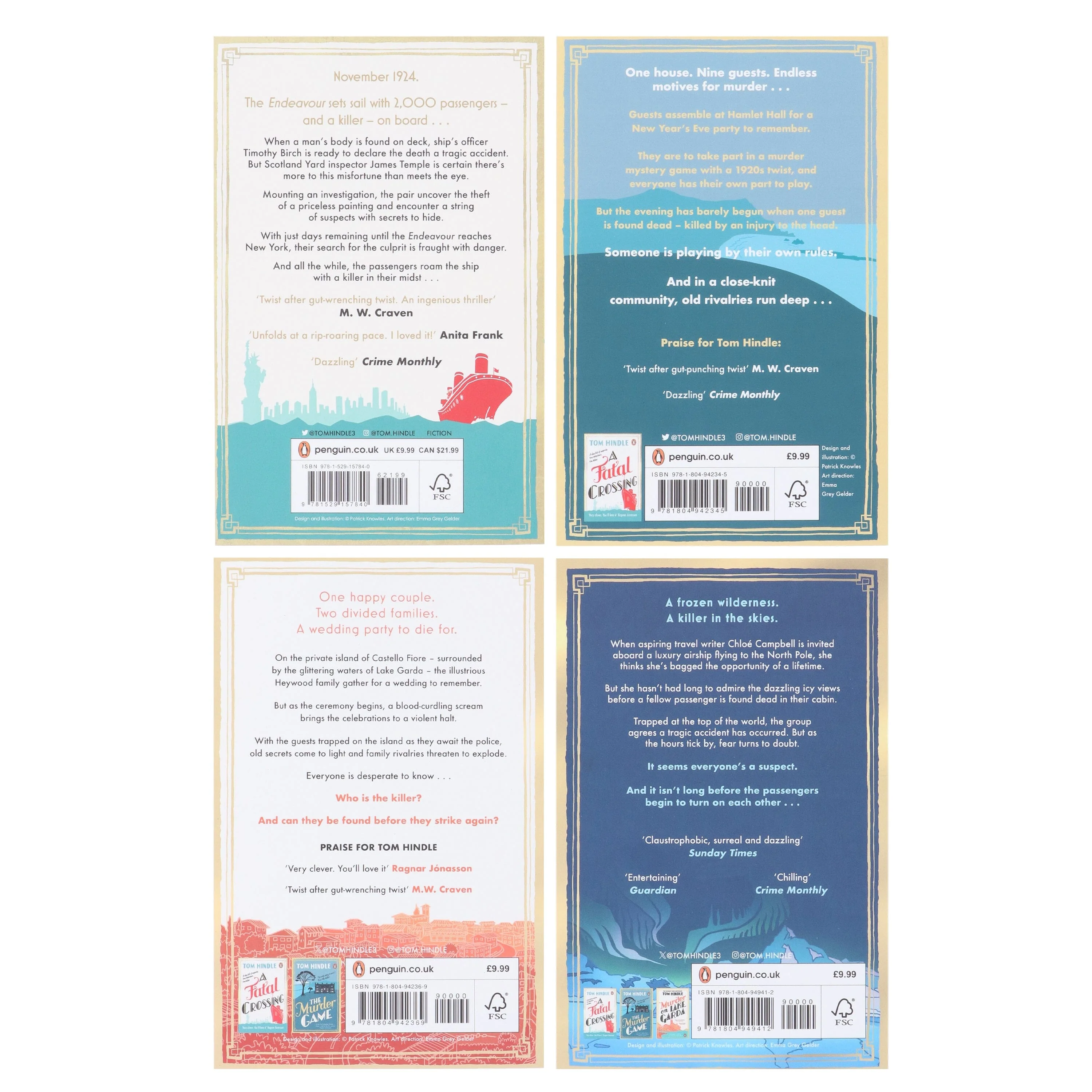 Tom Hindle Murder Mystery Collection 4 Books Set - Fiction - Paperback - Image 3