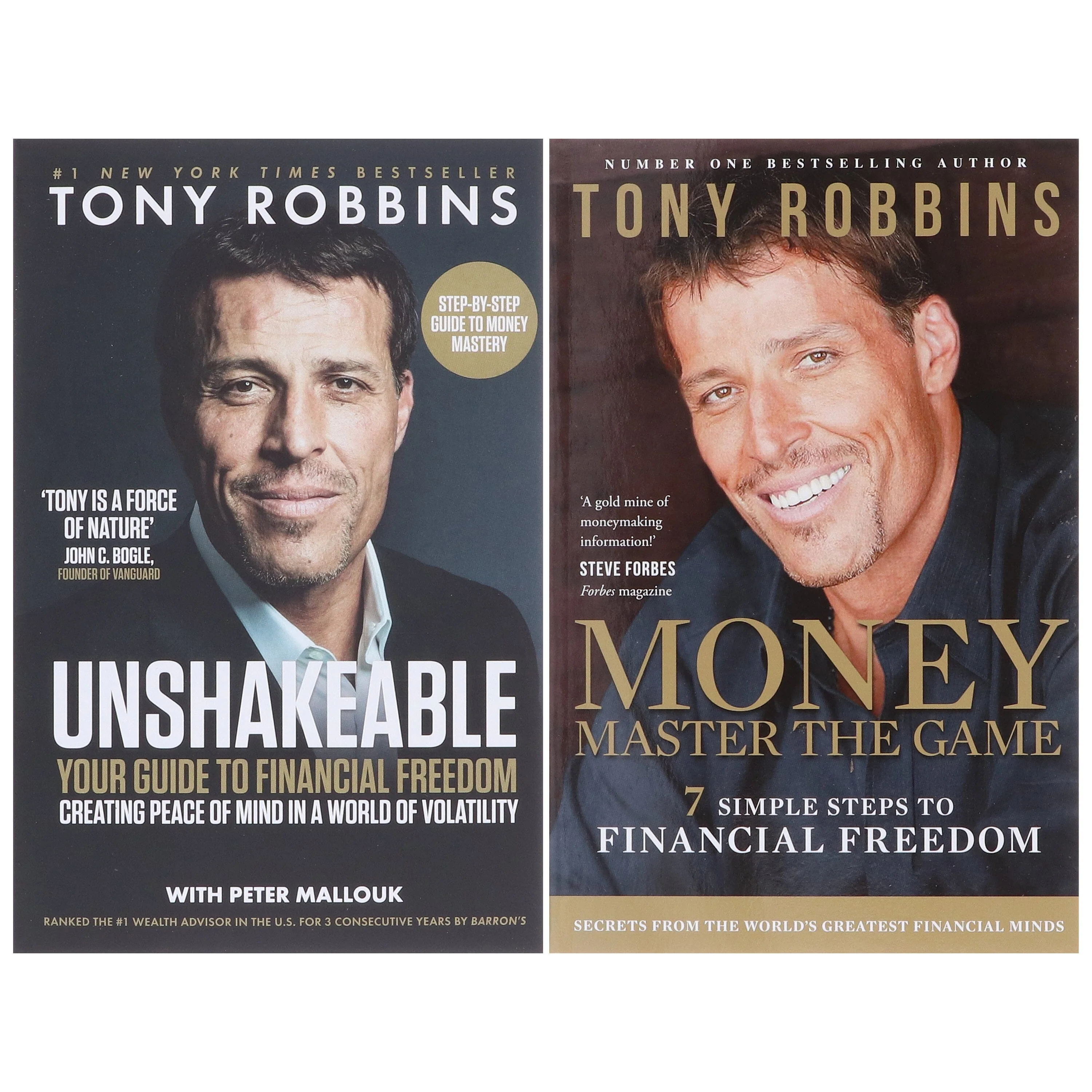 Tony Robbins Collection (Unshakeable: Your Guide to Financial Freedom & Money Master the Game) 2 Books Set - Non Fiction - Paperback - Image 2