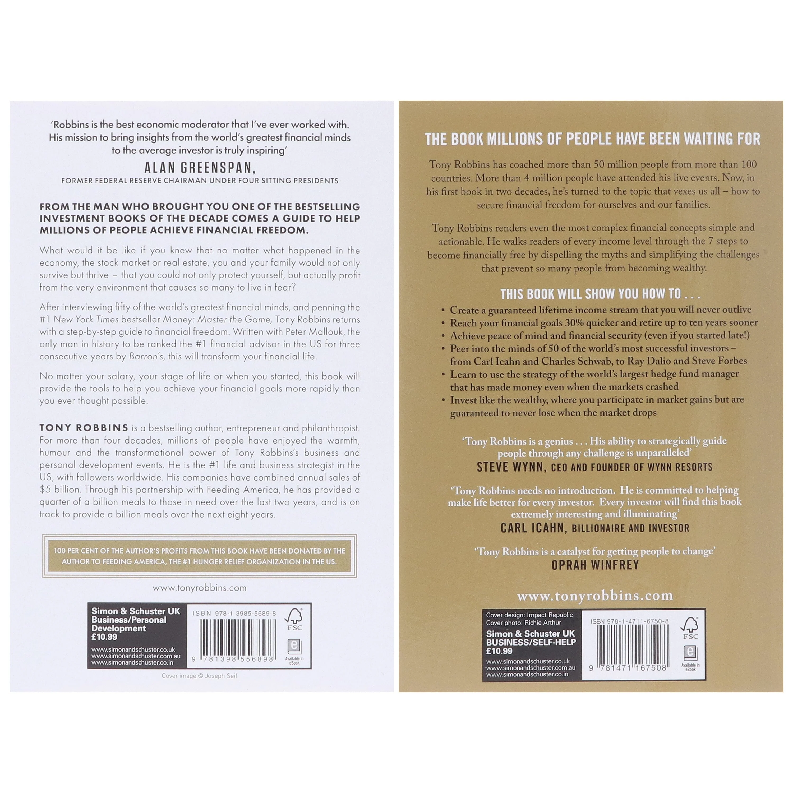 Tony Robbins Collection (Unshakeable: Your Guide to Financial Freedom & Money Master the Game) 2 Books Set - Non Fiction - Paperback - Image 3