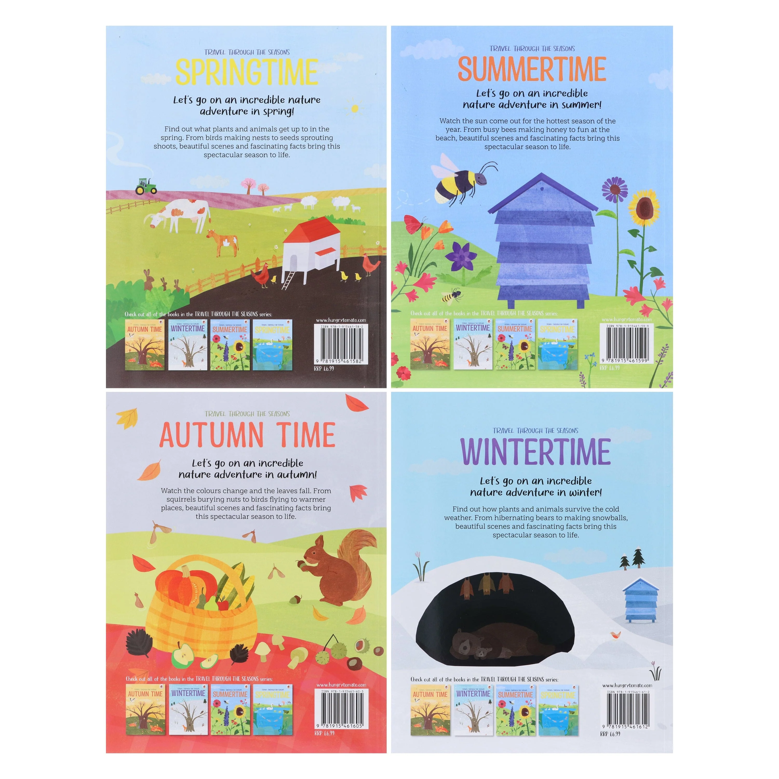 Travel Through The Seasons Series by Annabel Griffin Illustrated 4 Books Collection Set - Ages 5+ - Paperback - Image 2