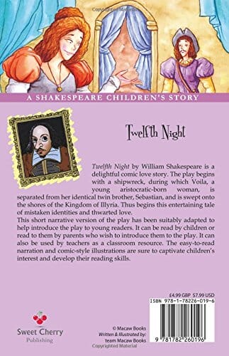 Twelfth Night: A Shakespeare Children's Story by Macaw Books - Ages 7-9 - Paperback - Image 2