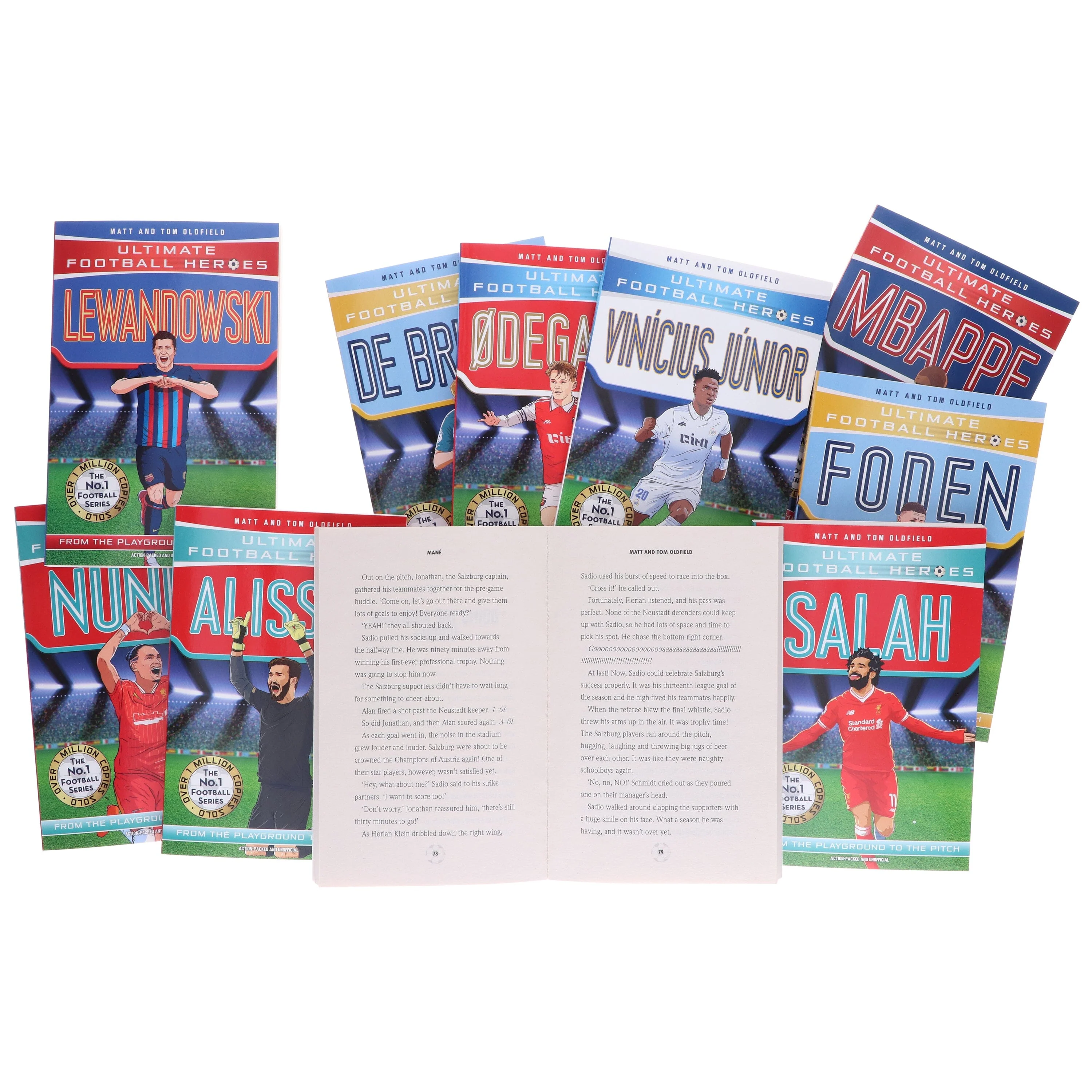 Ultimate Football Heroes Series 2 By Matt & Tom Oldfield: 10 Books Collection Set - Ages 7-12 - Paperback - Image 7