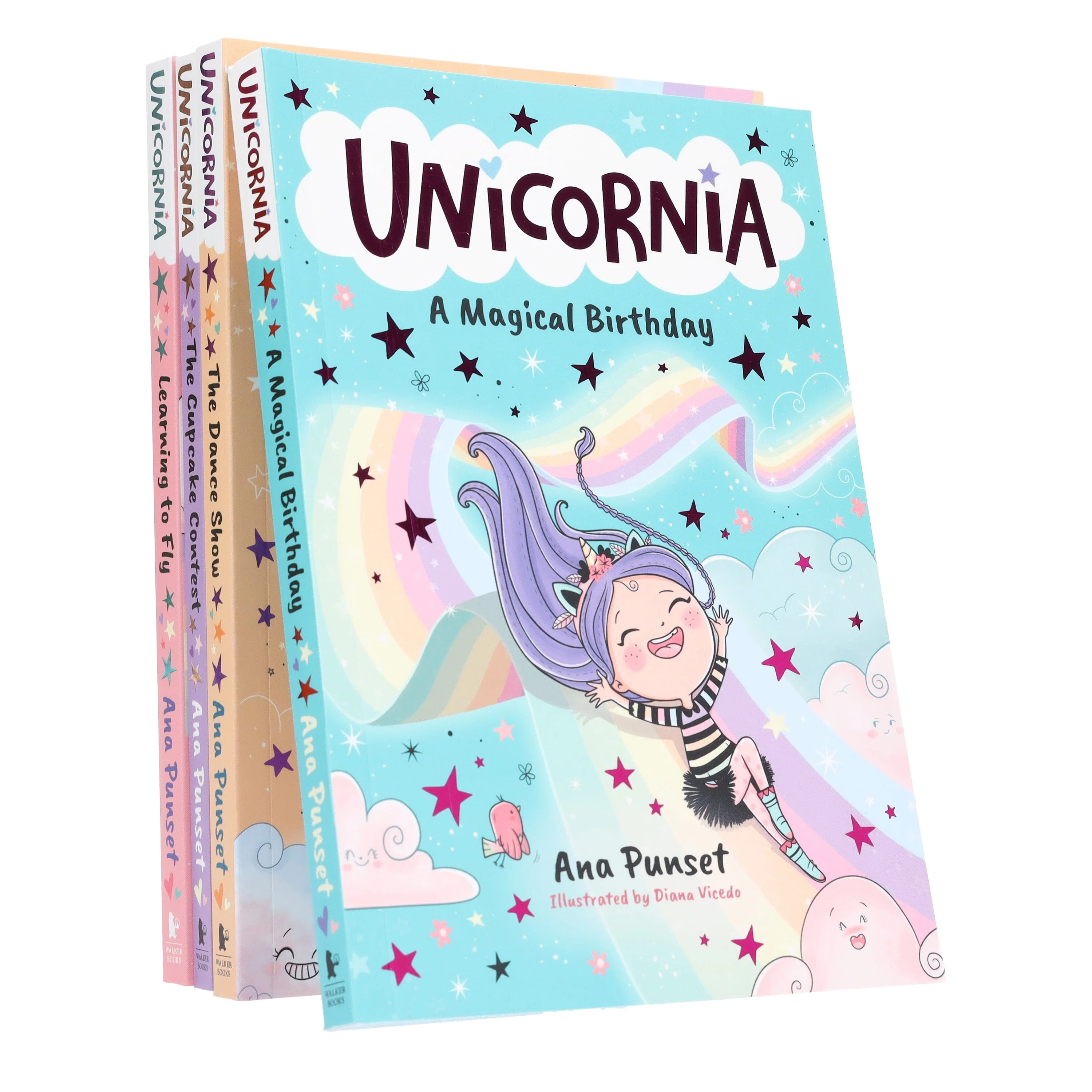 Unicornia Series: A Magical Unicorn School Fiction Story for Kids by Ana Punset Illustrated 4 Books Collection Set - Ages 5-10 - Paperback - Image 4
