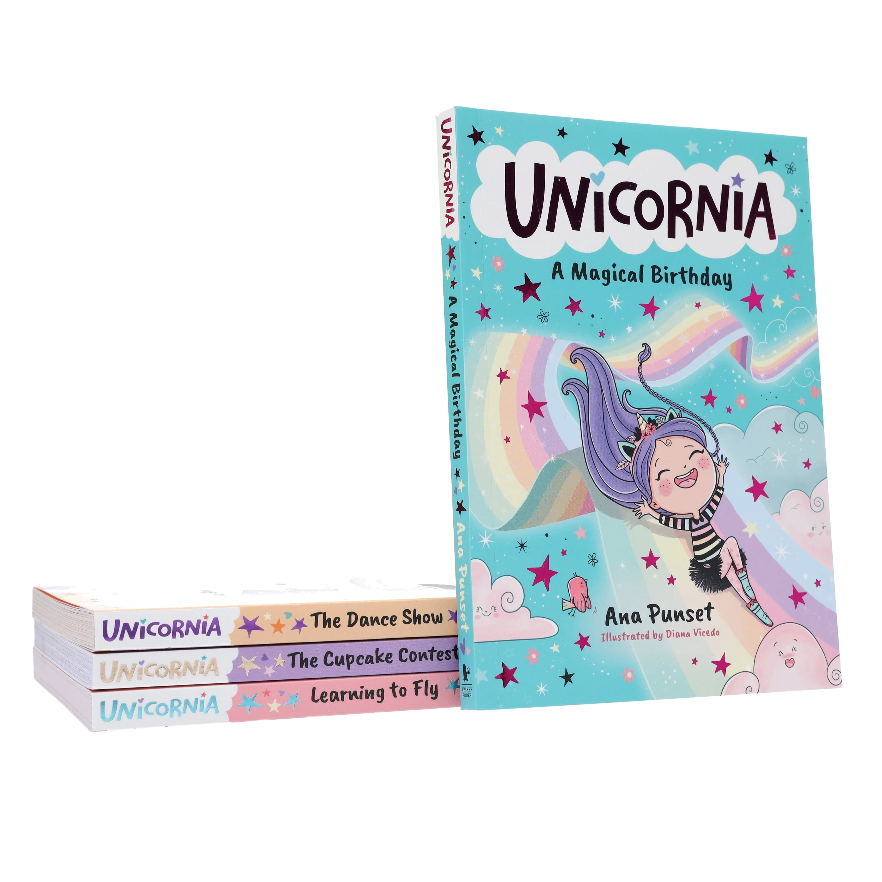 Unicornia Series: A Magical Unicorn School Fiction Story for Kids by Ana Punset Illustrated 4 Books Collection Set - Ages 5-10 - Paperback - Image 5