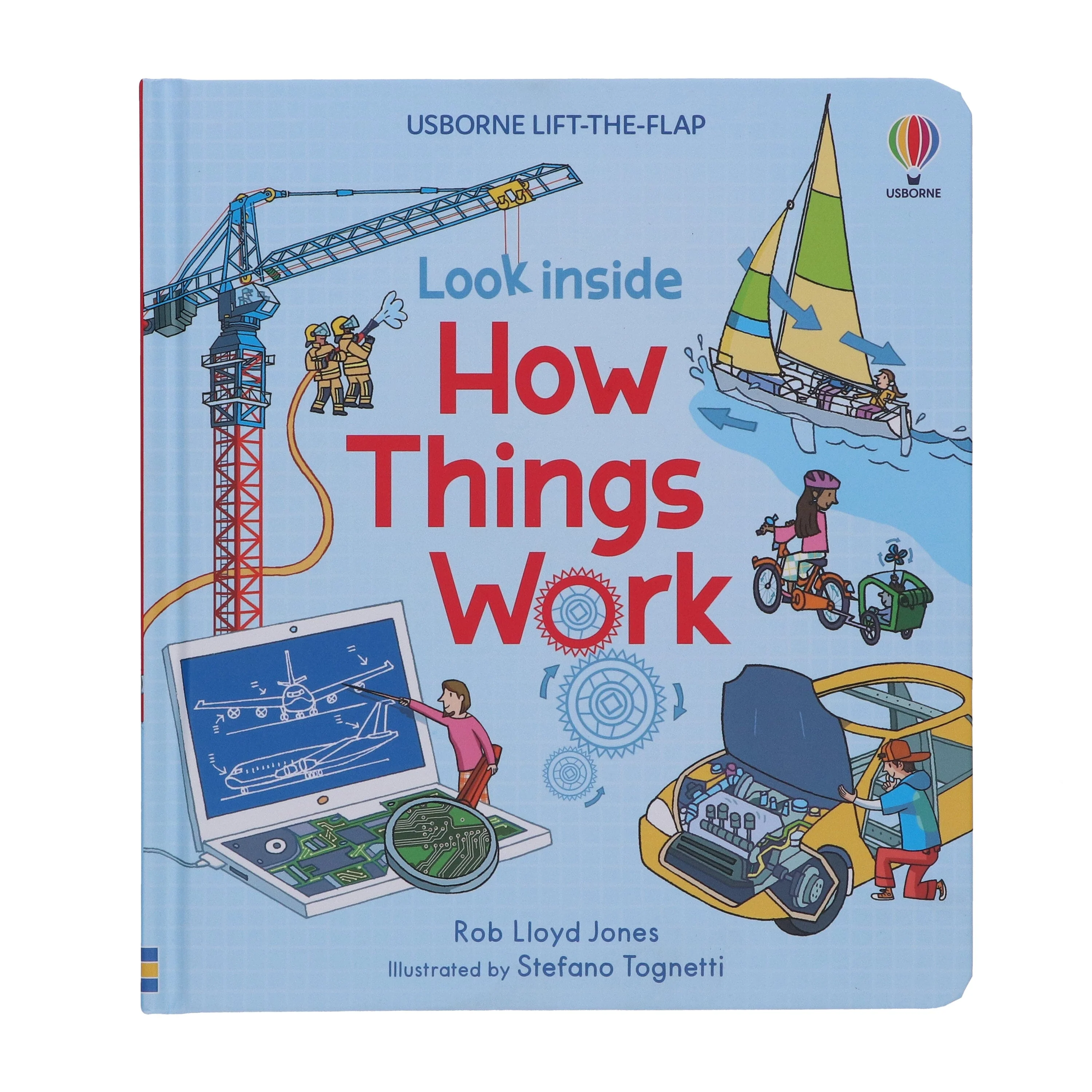 Usborne Lift-The-Flap Look Inside How Things Work by Rob Lloyd Jones - Ages 5+ - Board Book - Image 2