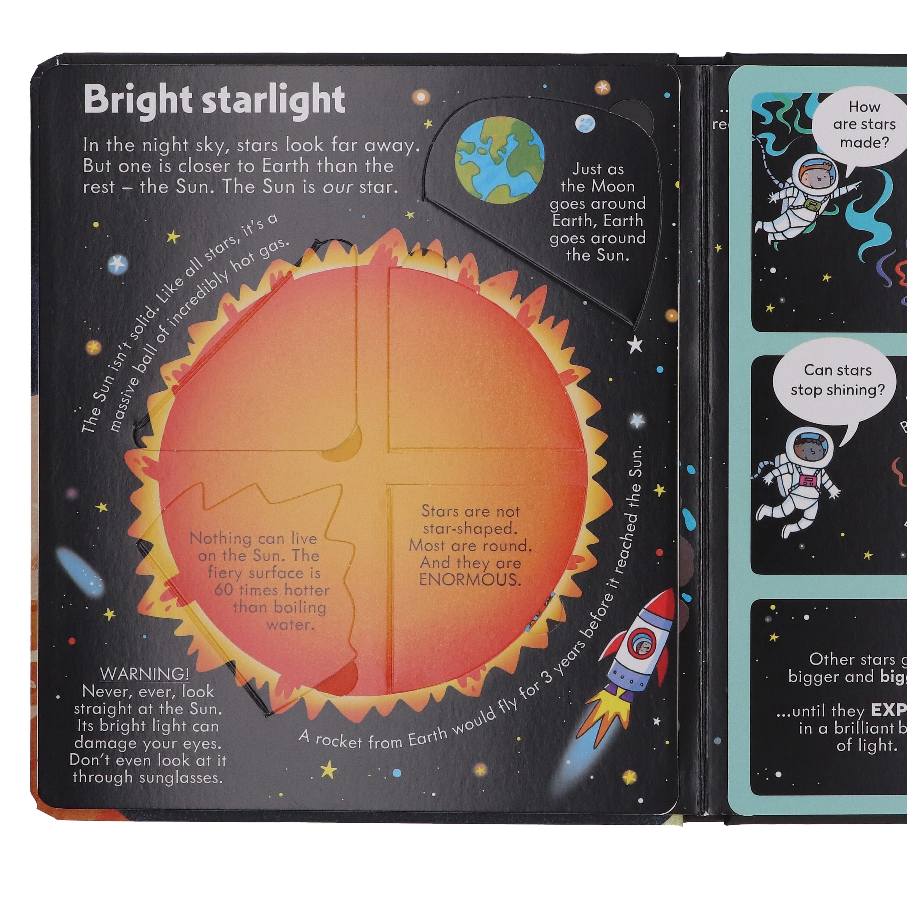 Usborne Lift-The-Flap Look Inside Space by Rob Lloyd Jones - Ages 5+ - Board Book - Image 5