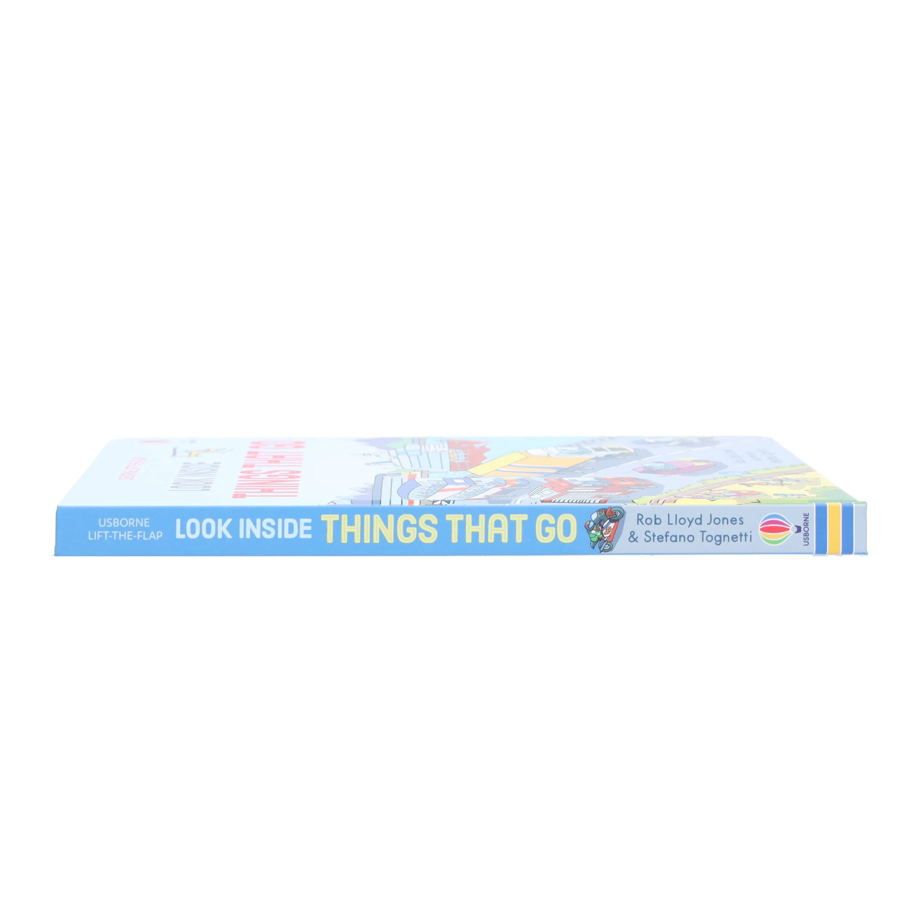 Usborne Lift-The-Flap Look Inside Things That Go by Rob Lloyd Jones - Ages 5+ - Board Book - Image 4