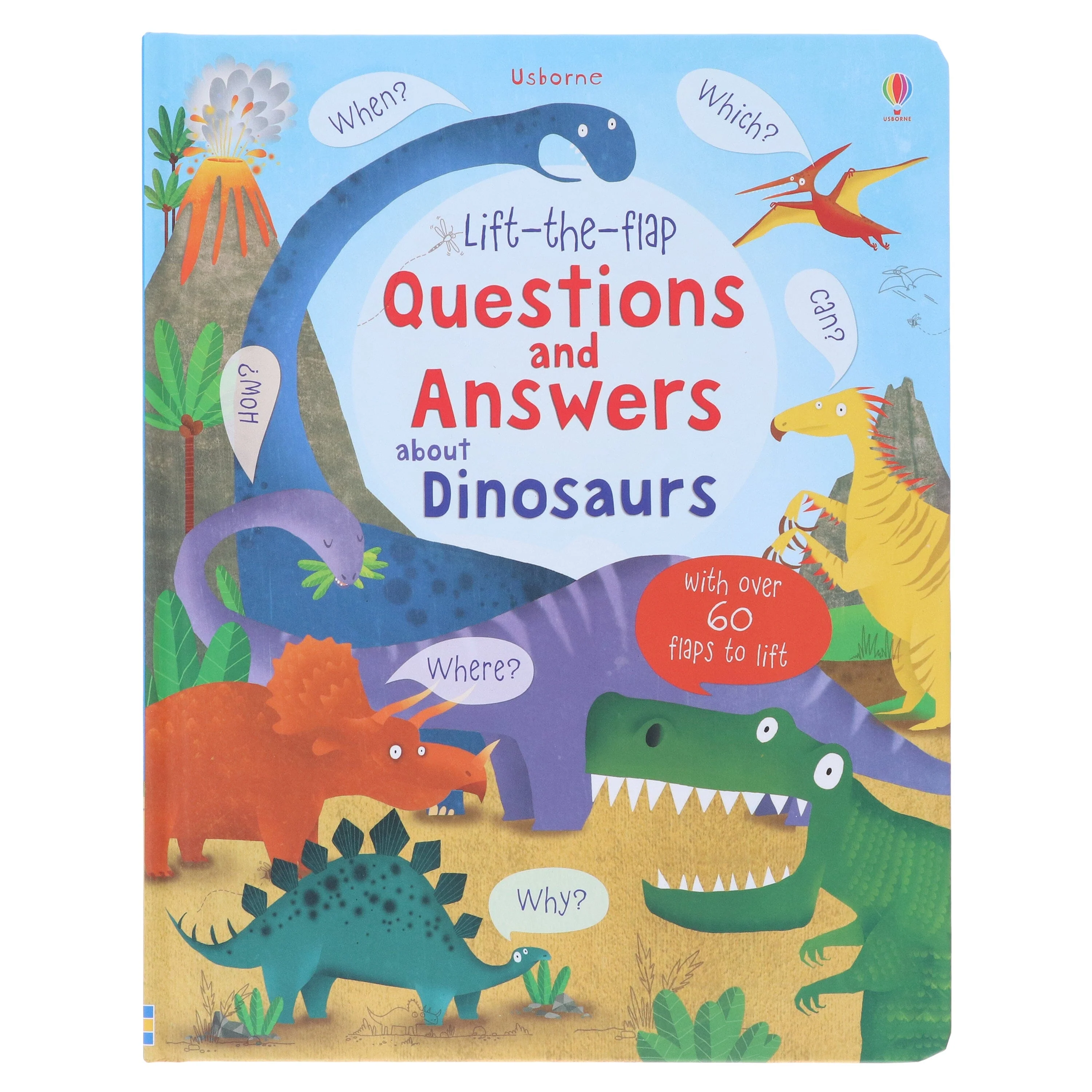 Usborne: Lift-the-flap Questions and Answers about Dinosaurs by Katie Daynes - Ages 5+ - Board Book - Image 2