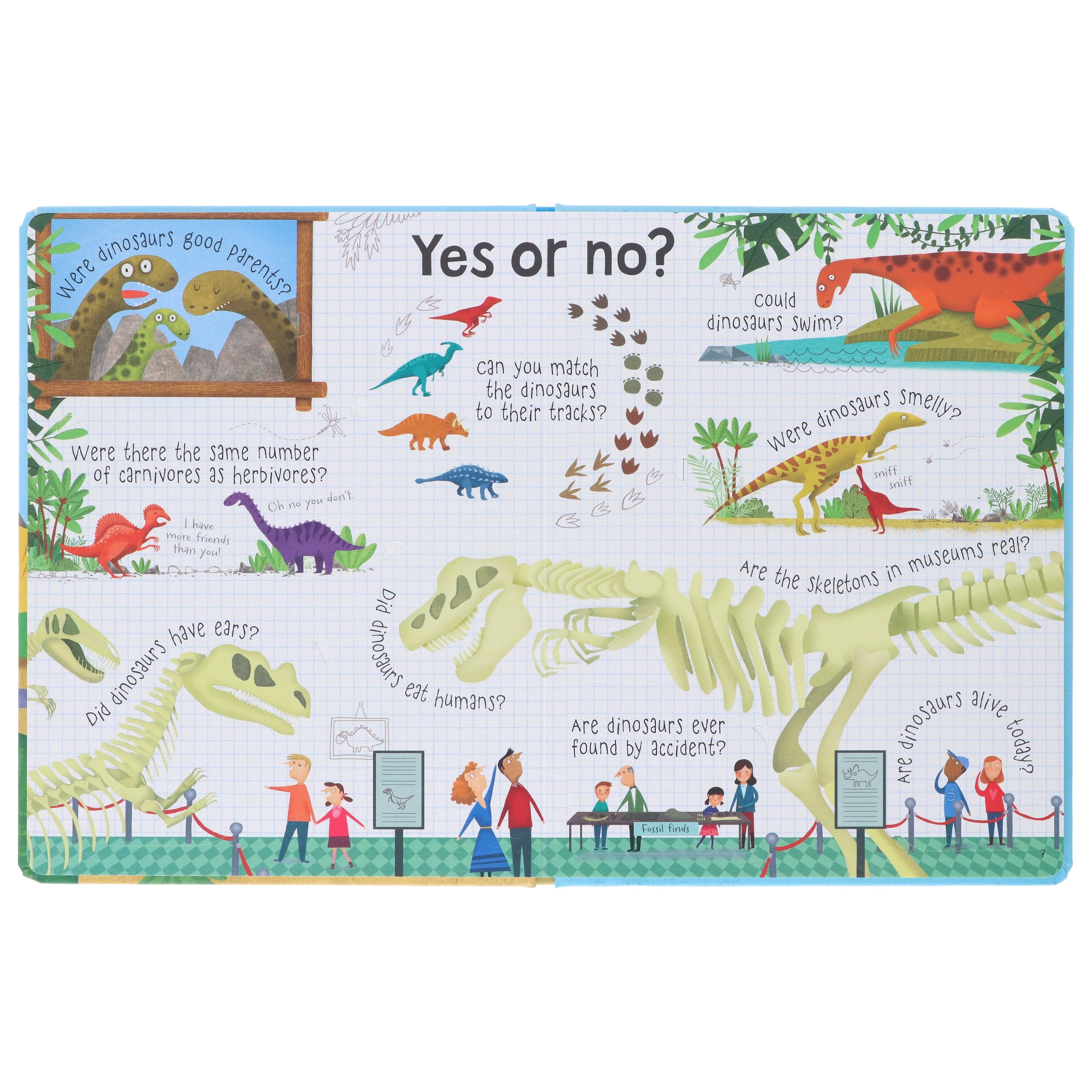 Usborne: Lift-the-flap Questions and Answers about Dinosaurs by Katie Daynes - Ages 5+ - Board Book - Image 6