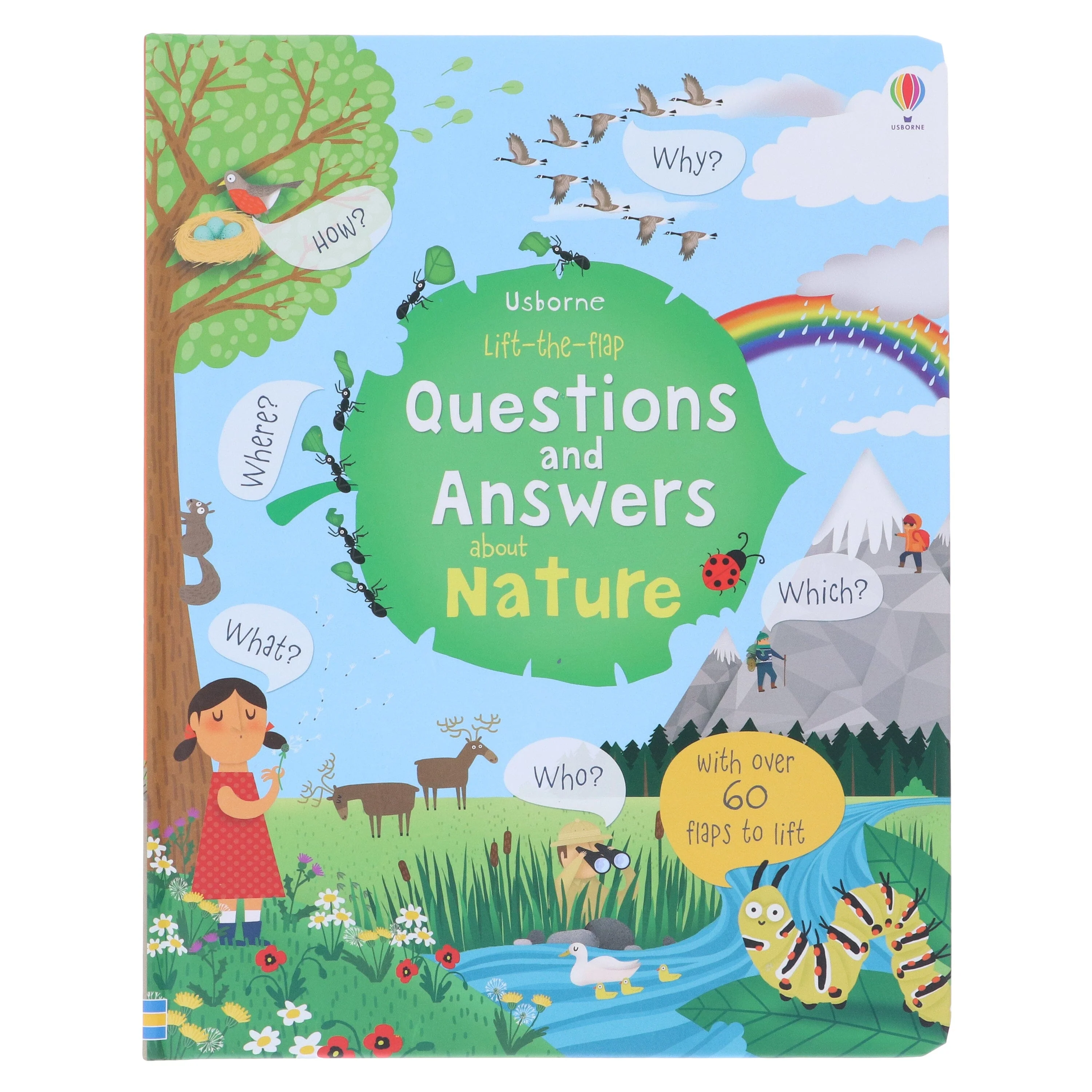 Usborne: Lift the Flap Questions and Answers About Nature by Katie Daynes - Ages 5+ - Board Book - Image 2