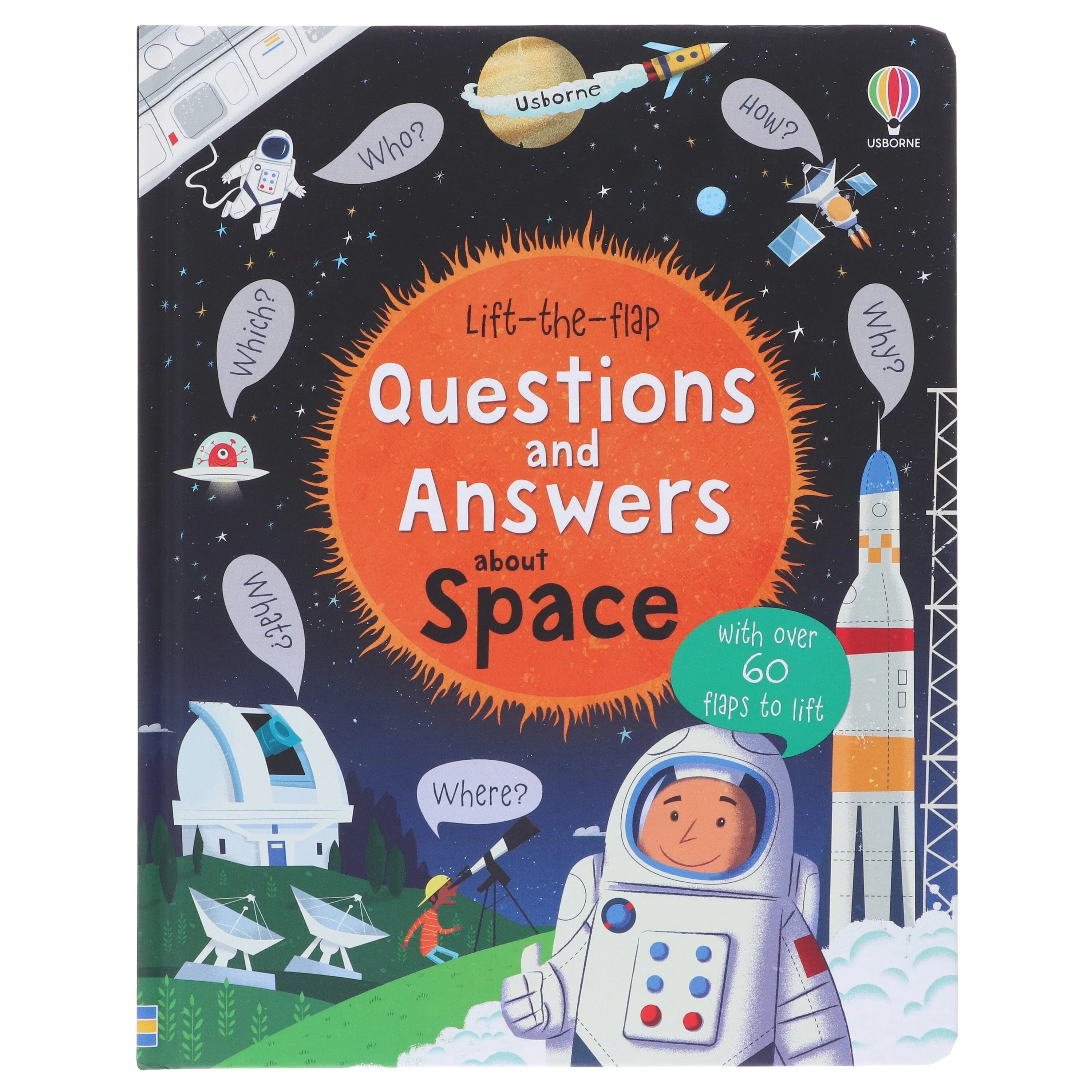 Usborne: Lift-the-Flap Questions and Answers About Space by Katie Daynes - Ages 5+ - Board Book - Image 2