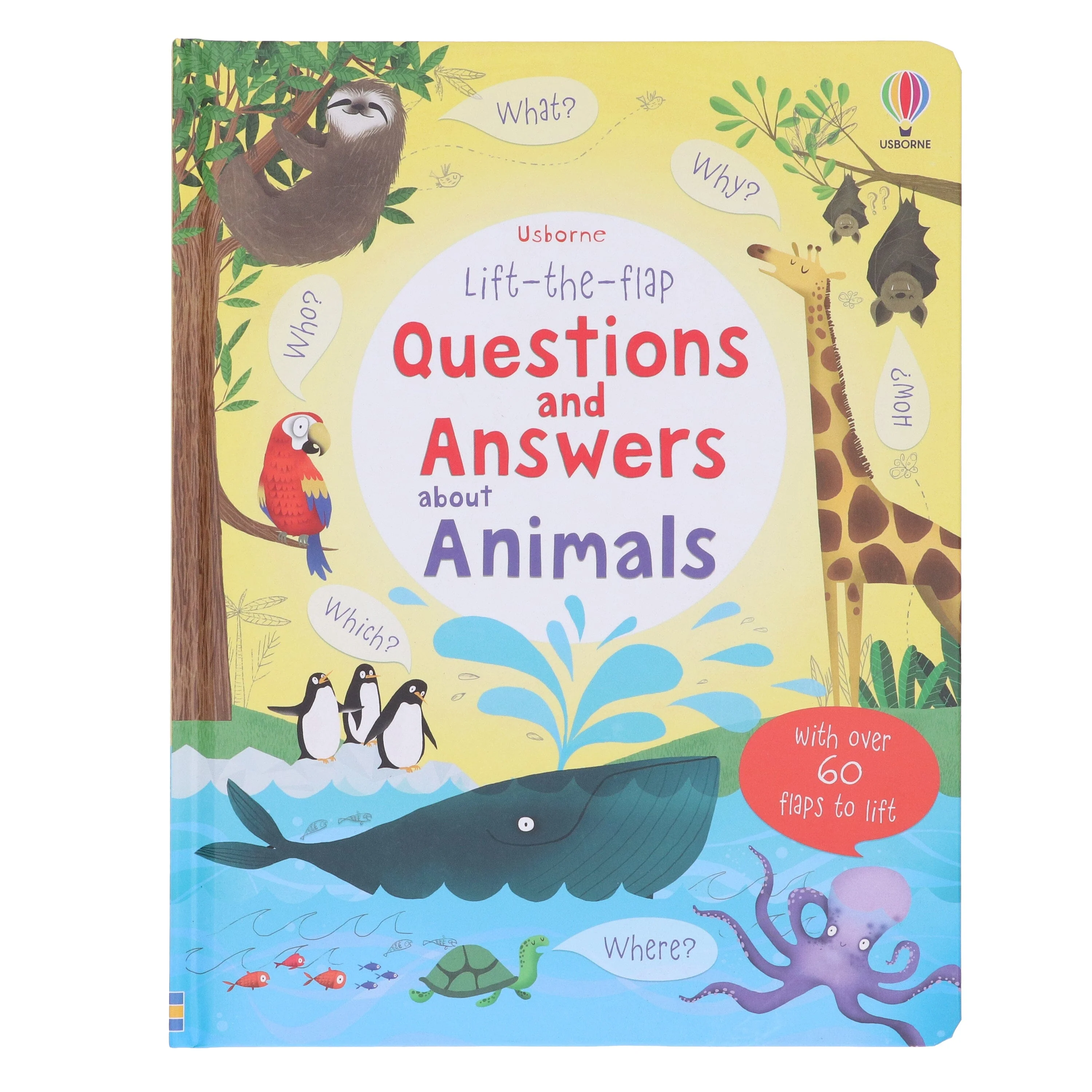 Usborne Lift-the-Flap Questions & Answers about Animals by Katie Daynes & Marie-Eve Tremblay - Ages 5+ - Board Book - Image 2