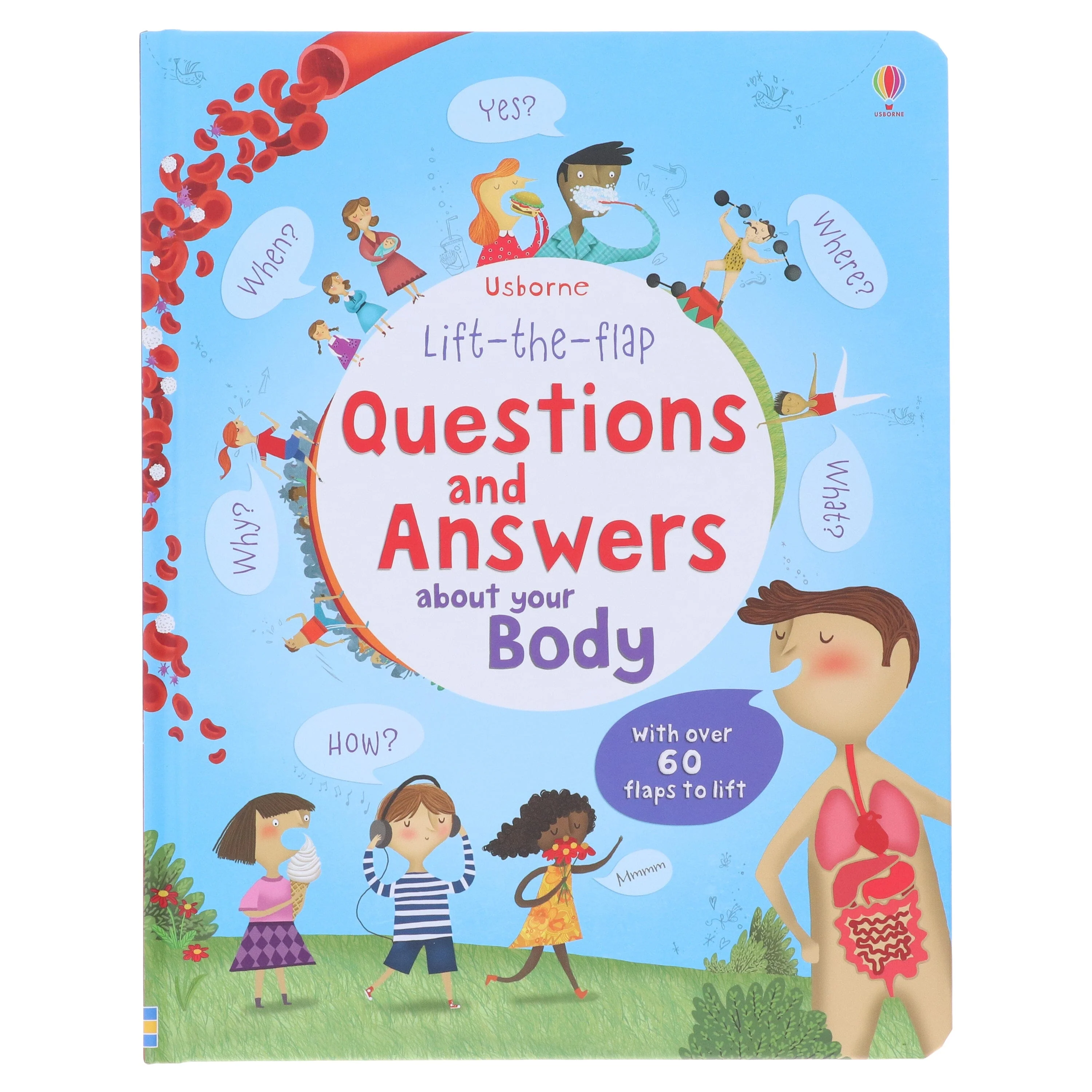 Usborne: Lift the Flap Questions & Answers about your Body by Katie Daynes - Ages 4+ - Board Book - Image 2