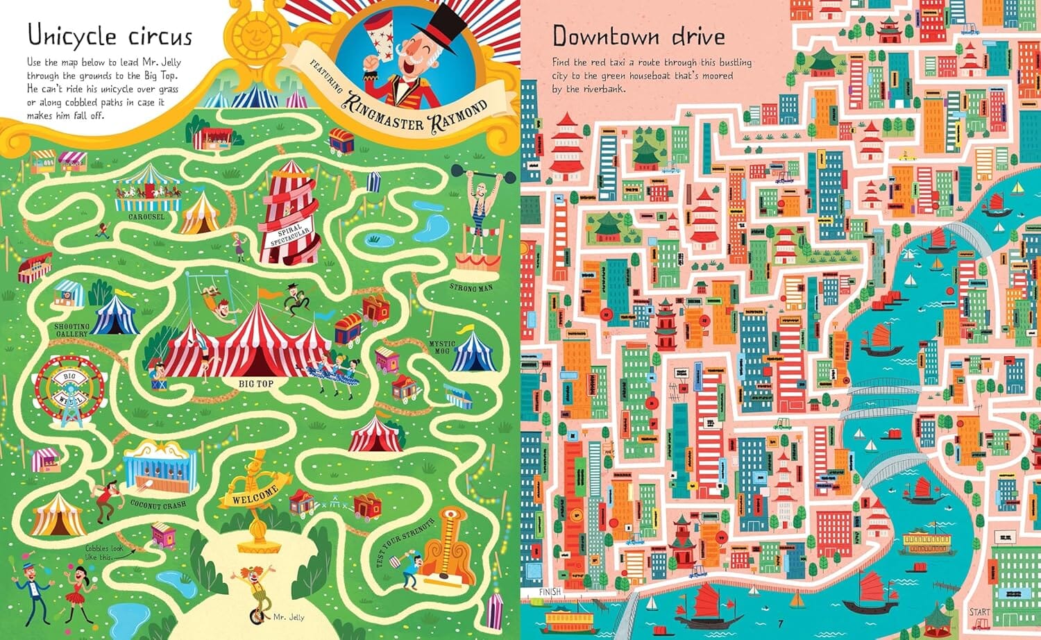 Usborne Mazes Series by Sam Smith 4 Books Collection Set - Ages 5+ - Paperback - Image 2
