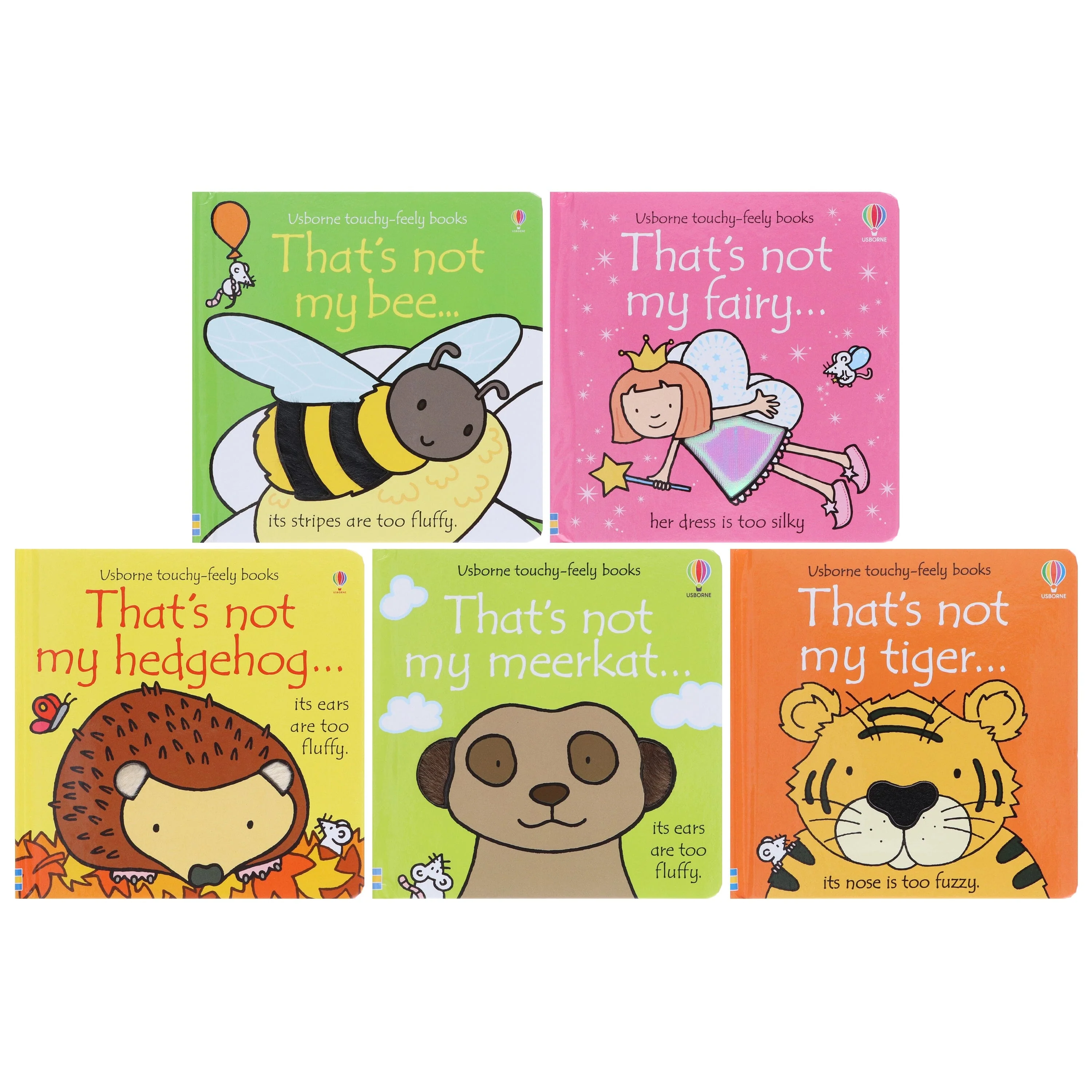 Damaged - Usborne touchy feely books: That's not my... Collection 6: 5 Books - Ages 0-3 - Board Book - V 32