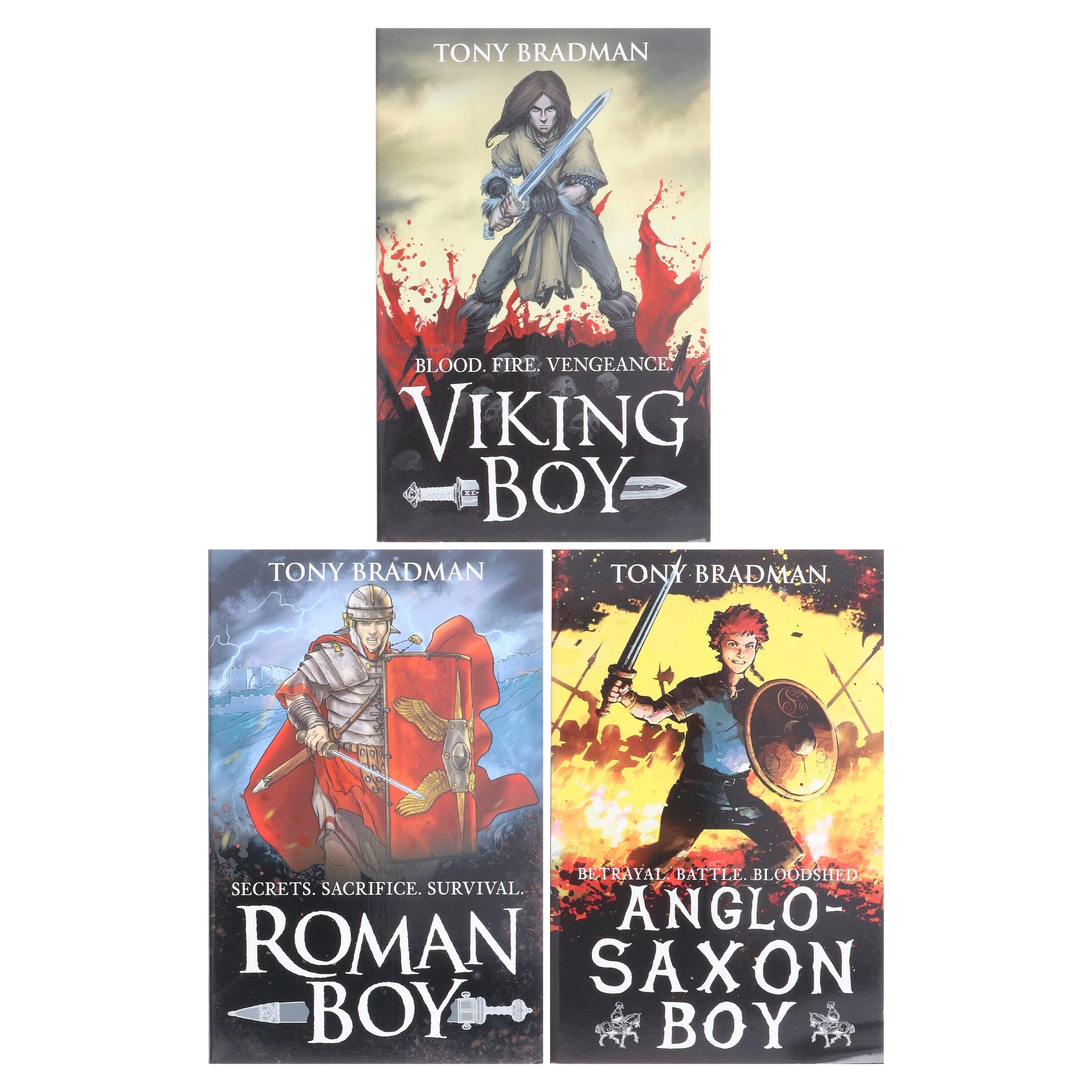 Viking Boy Series by Tony Bradman Illustrated 3 Books Collection Set - Ages 9-12 - Paperback - Image 2