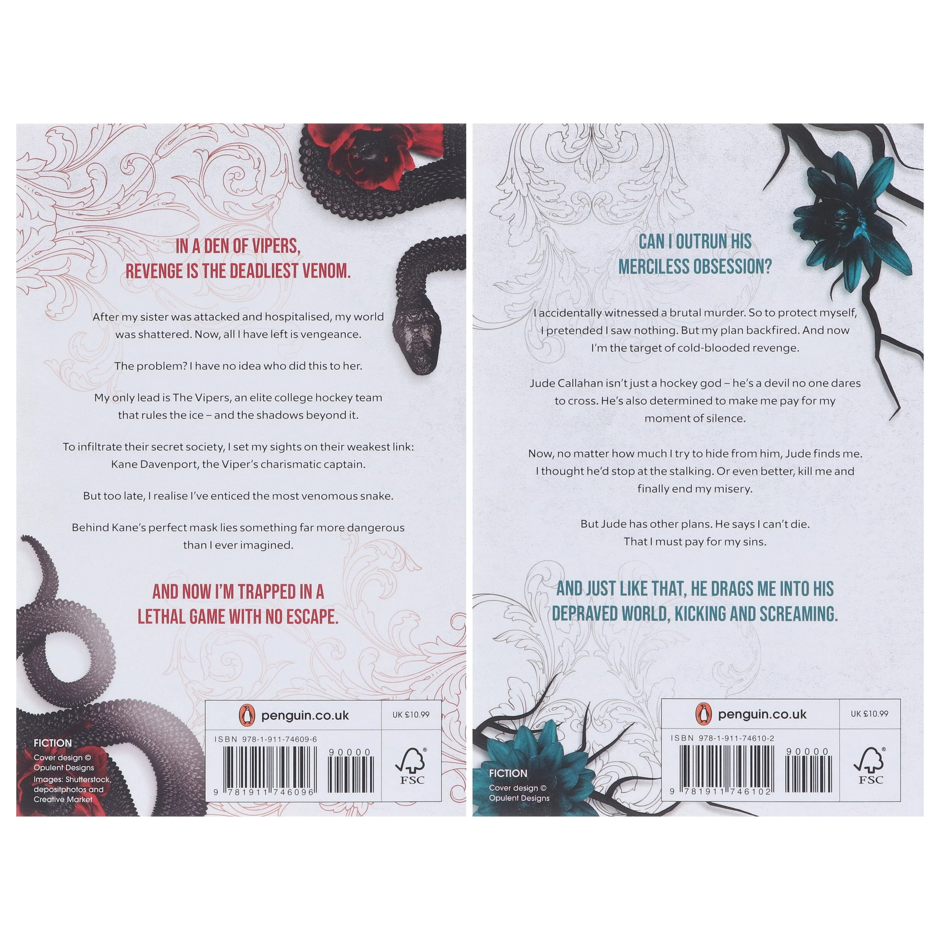 Vipers Series (Beautiful Venom & Sweet Venom) by Rina Kent 2 Books Collection Set - Dark Romance Fiction - Paperback - Image 3