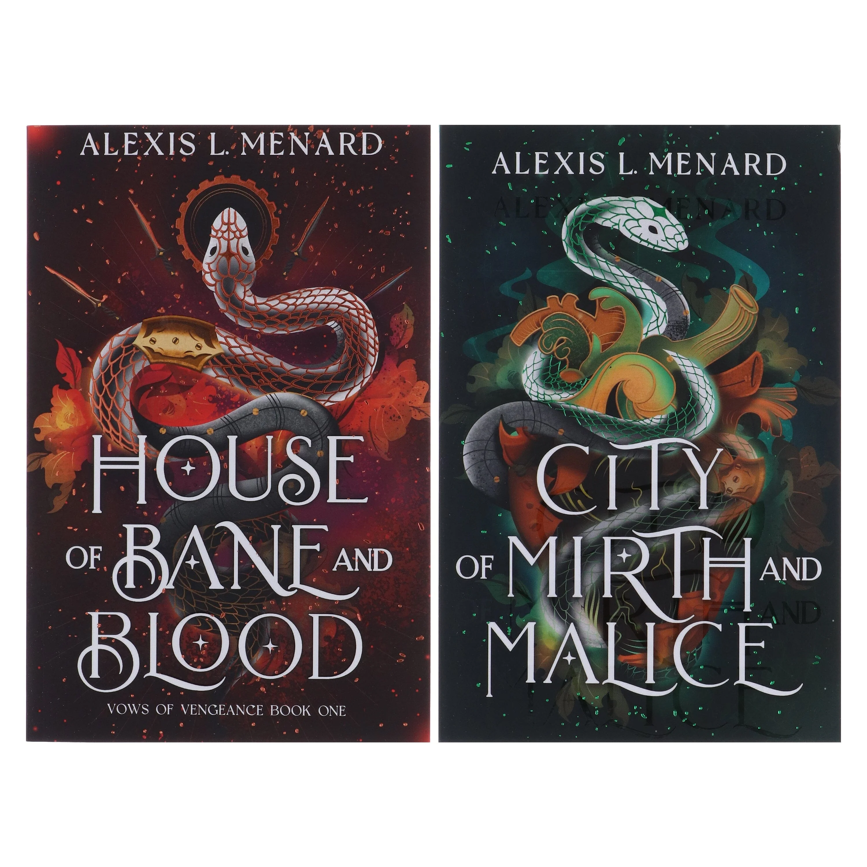 Vows of Vengeance Series by Alexis L. Menard 2 Books Collection Set - Fiction - Paperback - Image 2