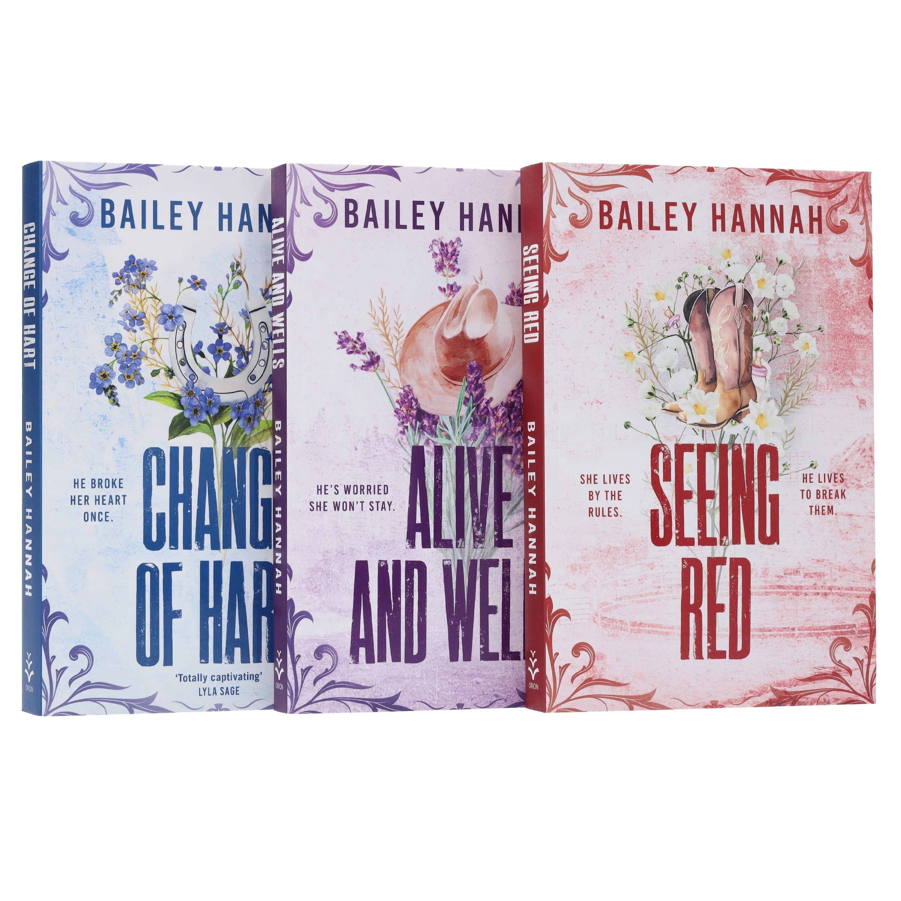 Wells Ranch Series by Bailey Hannah 3 Books Collection Set - Fiction - Paperback - Image 4