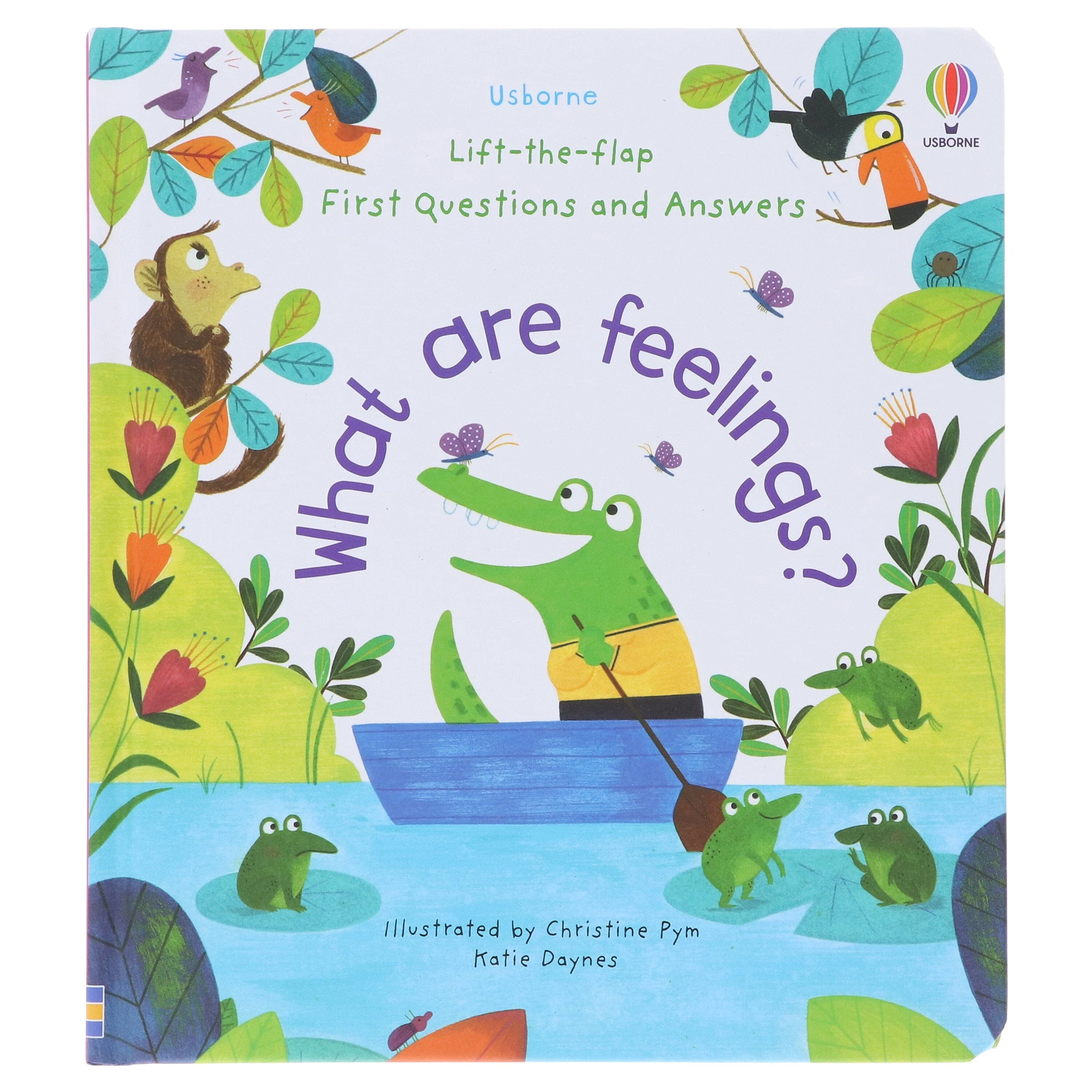 What are Feelings? (Usborne: Lift-the-Flap First Questions & Answers) - Ages 4+ - Board Book - Image 2