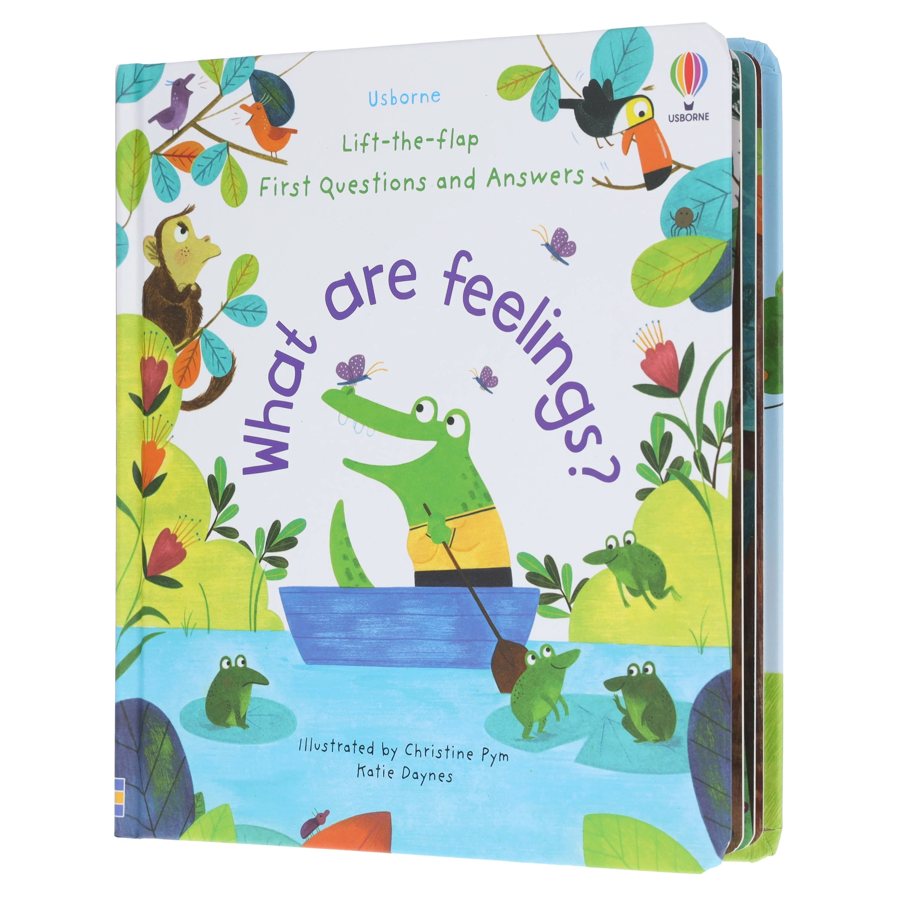What are Feelings? (Usborne: Lift-the-Flap First Questions & Answers) - Ages 4+ - Board Book - Image 4