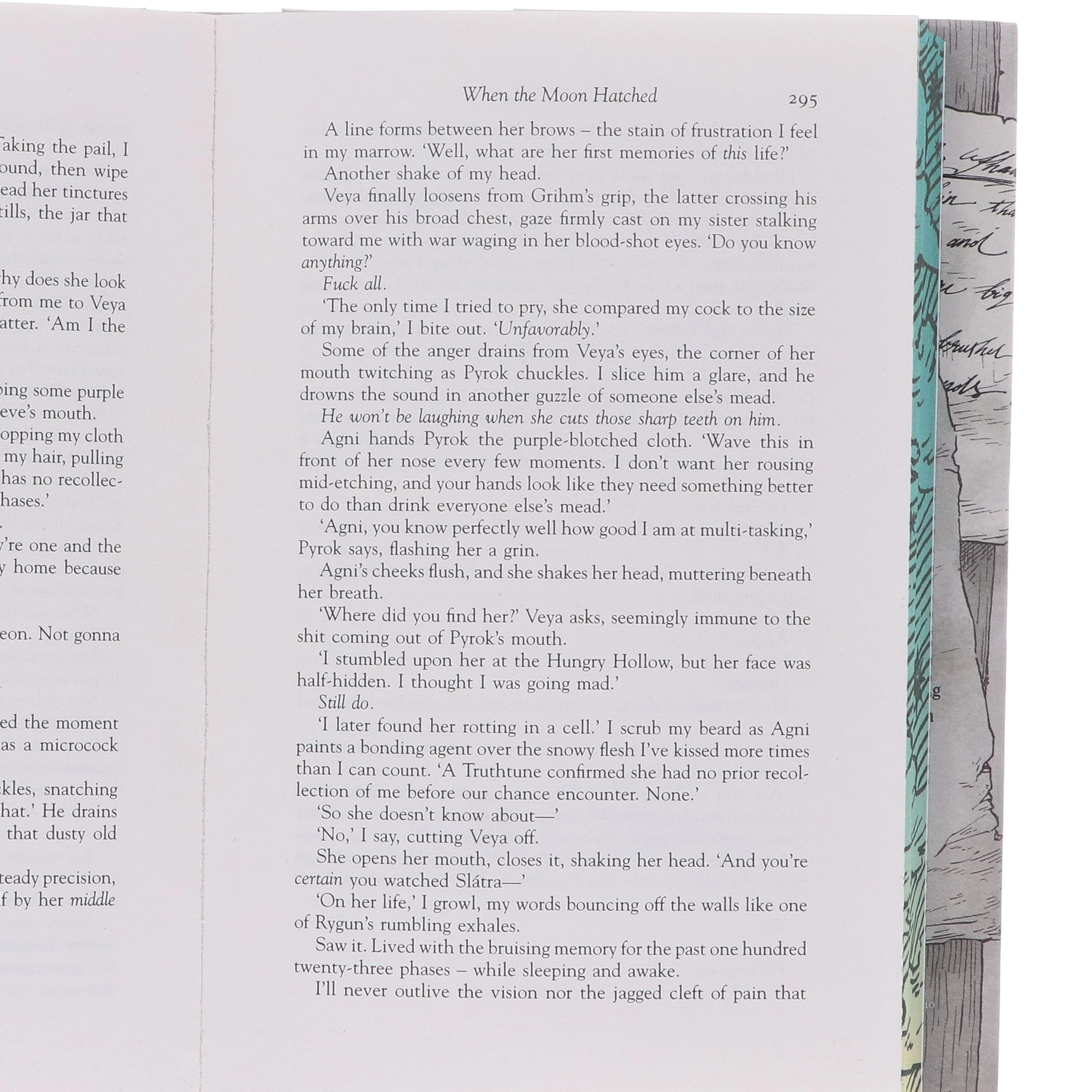 When the Moon Hatched Deluxe Collector's Edition by Sarah A. Parker (The Moonfall Series, Book 1) - Fiction - Hardback - Image 7