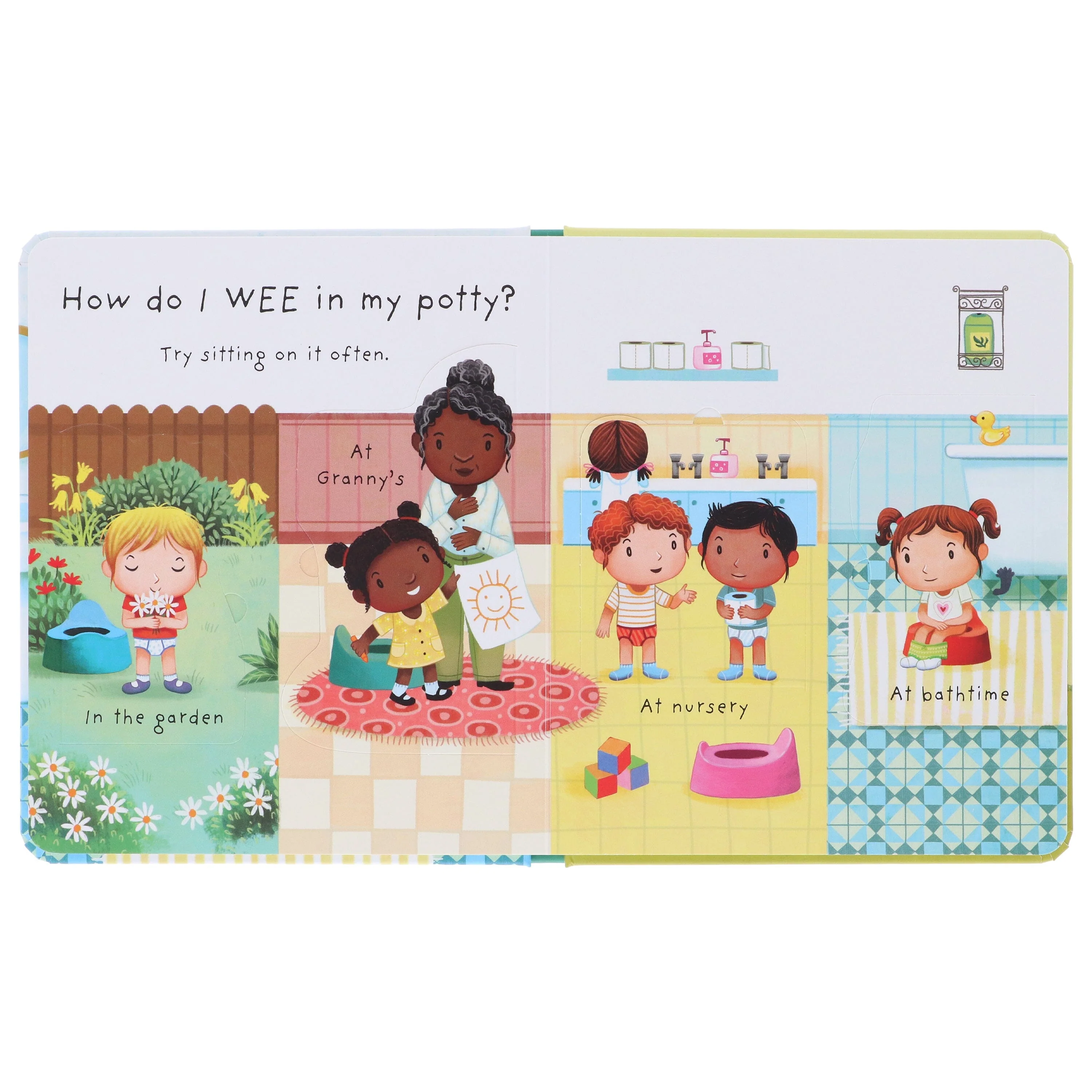 Why Do We Need A Potty? (Very First Lift-the-Flap Questions & Answers) by Katie Daynes - Ages 2+ - Board Book - Image 5