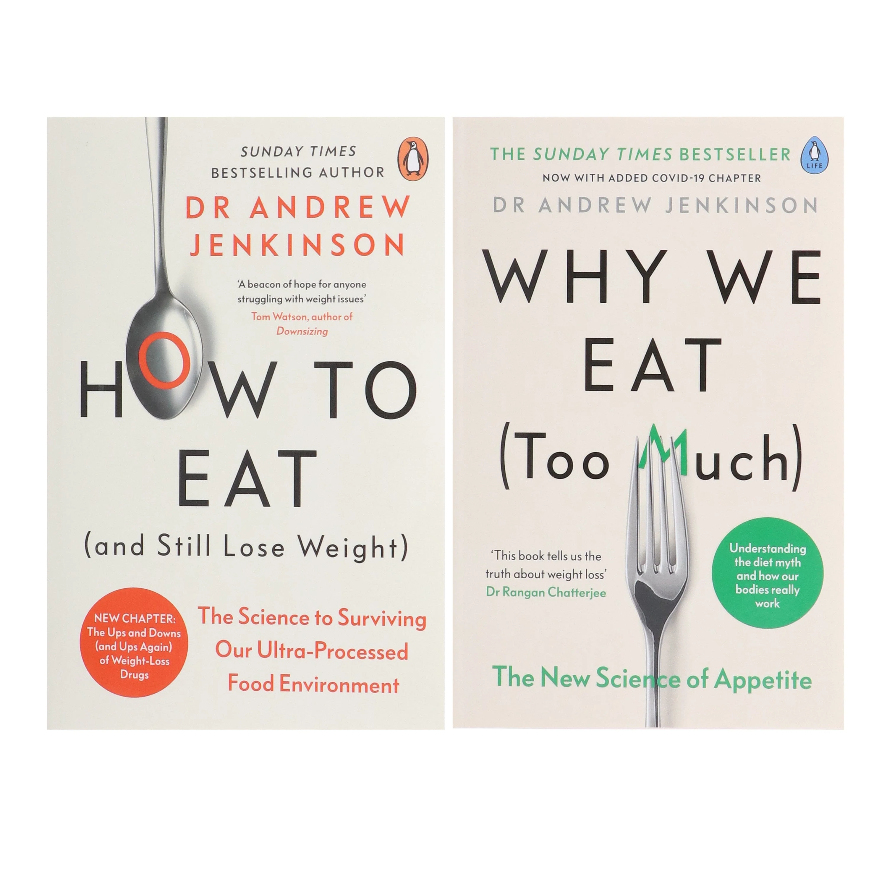 Why We Eat & How To Eat by Dr Andrew Jenkinson 2 Books Collection Set - Non Fiction - Paperback - Image 2