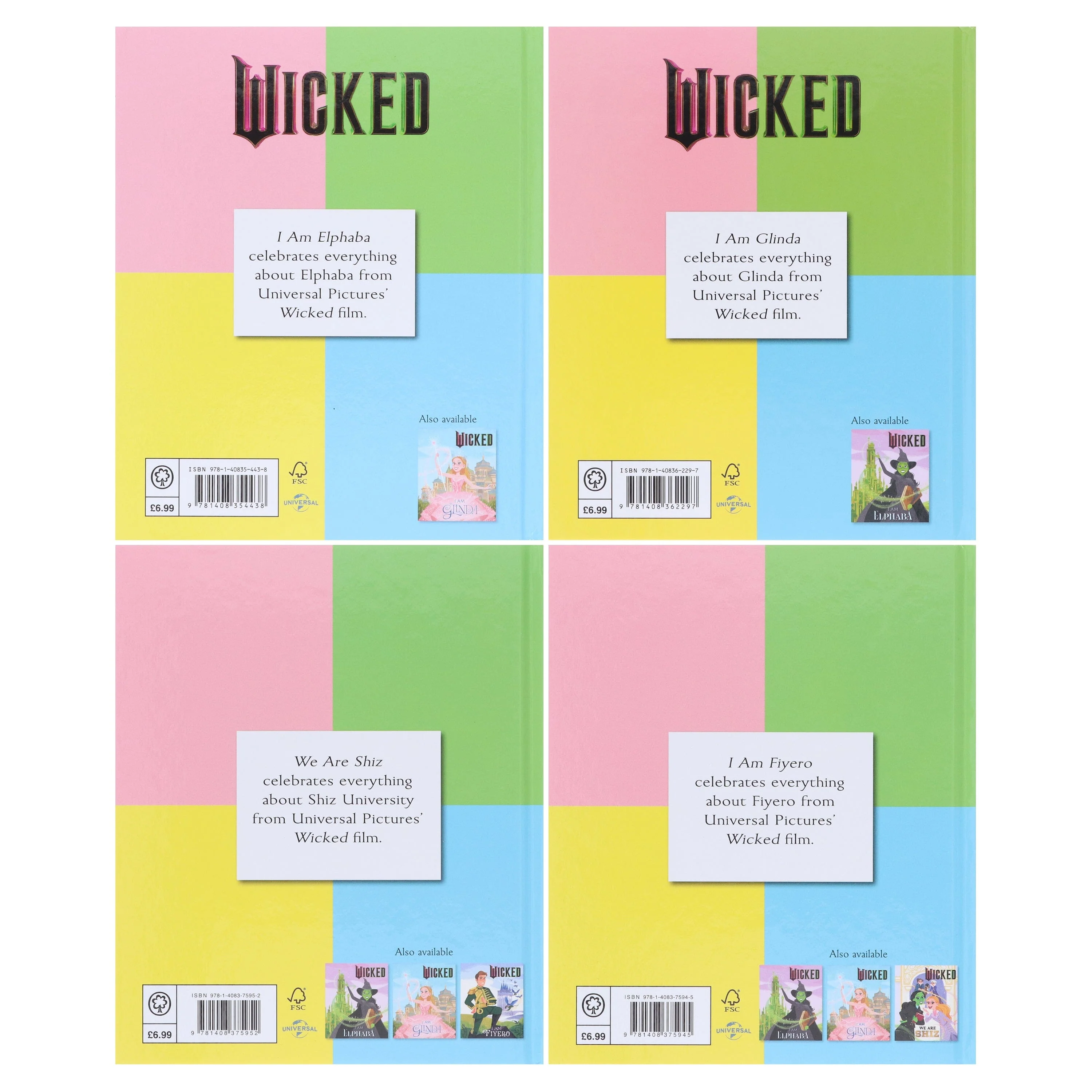 Wicked by Mary Man-Kong Illustrated 4 Books Collection Set With Witch from the West Kids Costume - Image 3
