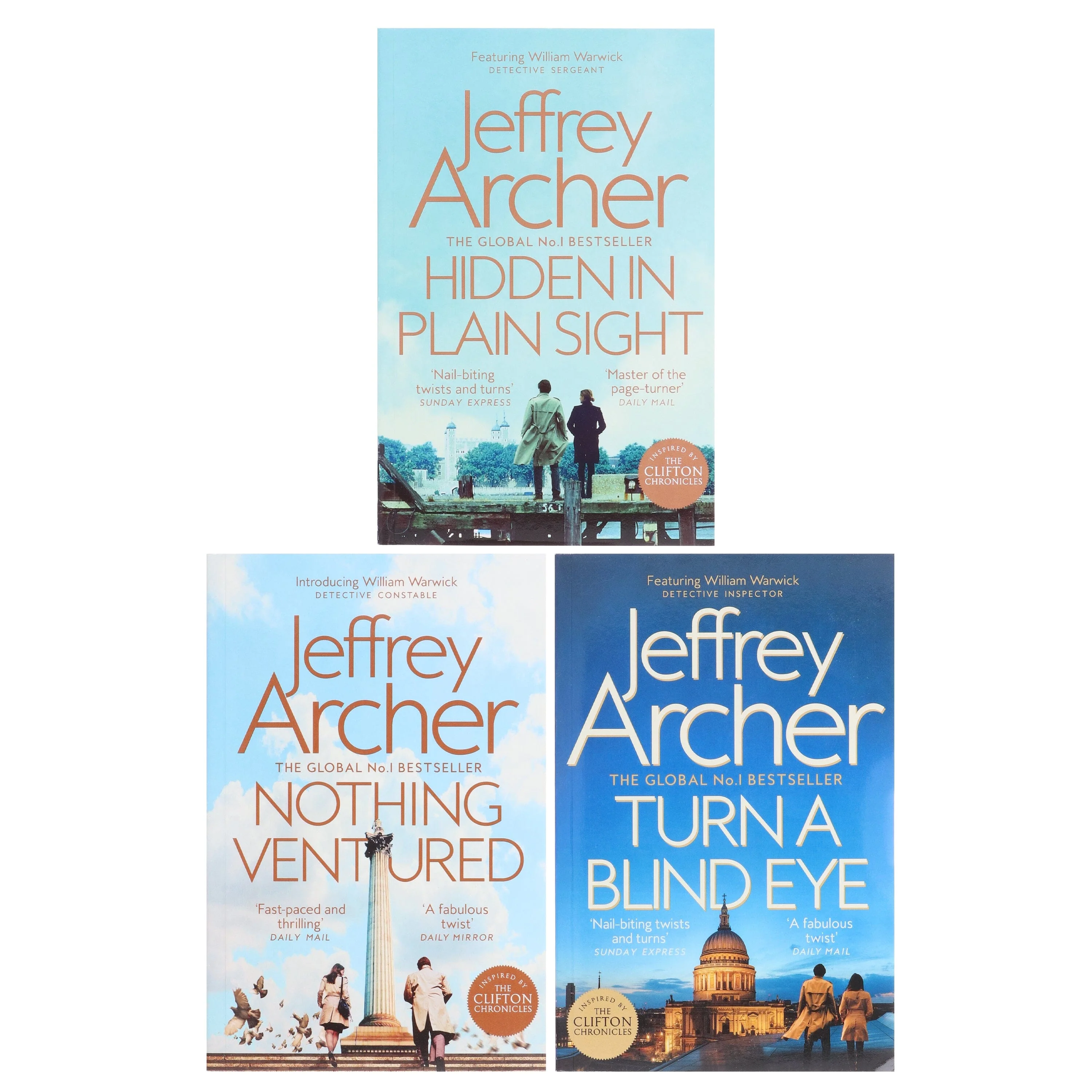 William Warwick Thriller Novels By Jeffrey Archer: 3 Books Collection Set - Fiction - Paperback - Image 2