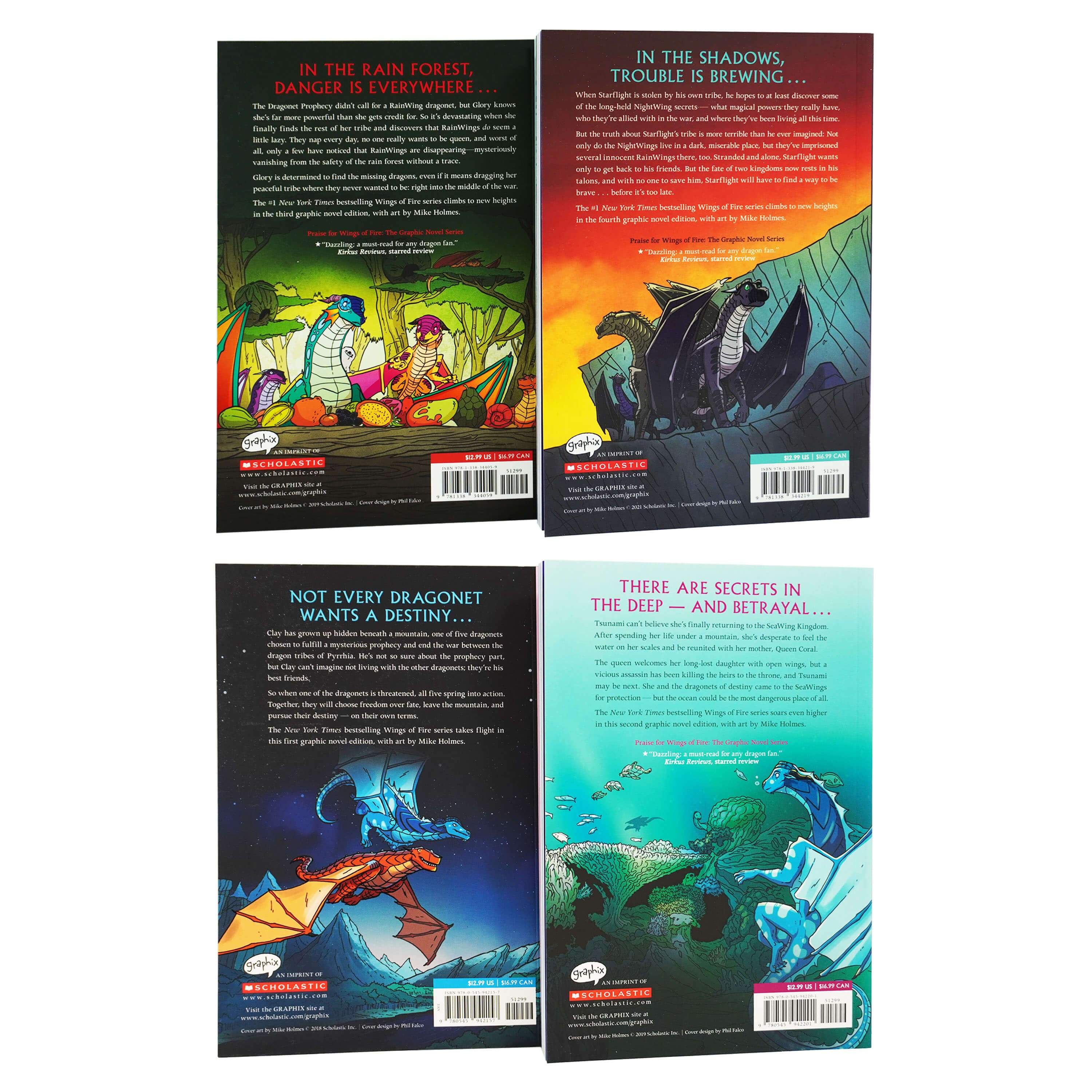 Damaged - Wings of Fire The Graphic Novels 4 Books Collection Set By Tui T. Sutherland - Ages 8-12 - Paperback - T 41 - Image 2