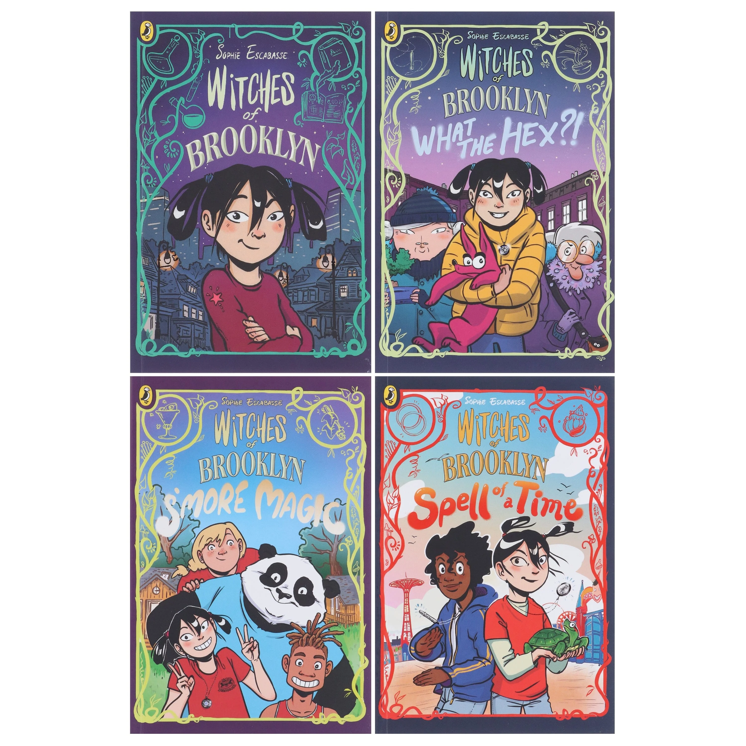 Witches of Brooklyn Graphic Novel Series by Sophie Escabasse 4 Books Collection Set - Ages 7-14 - Paperback - Image 2