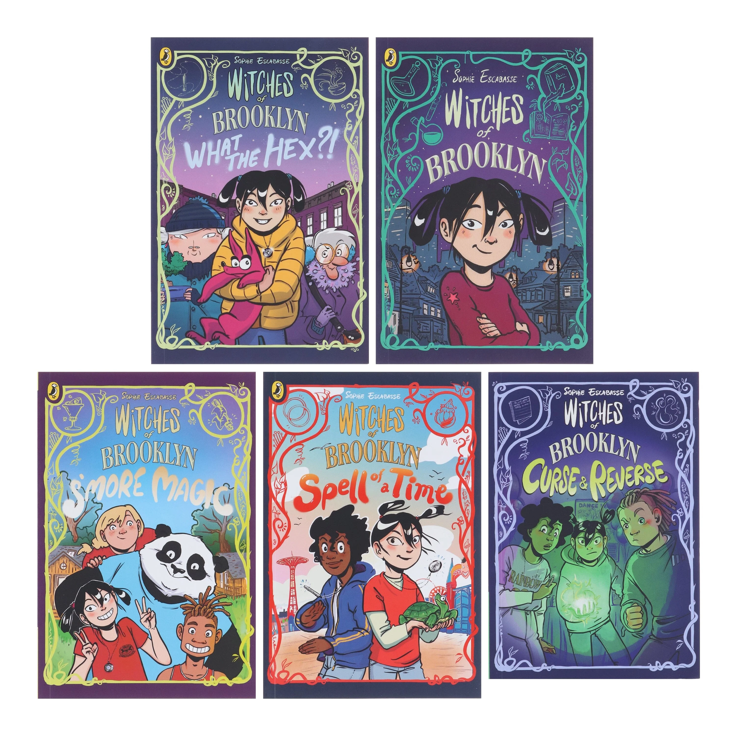 Witches of Brooklyn Graphic Novel Series by Sophie Escabasse 5 Books Collection Set - Ages 7-14 - Paperback - Image 2