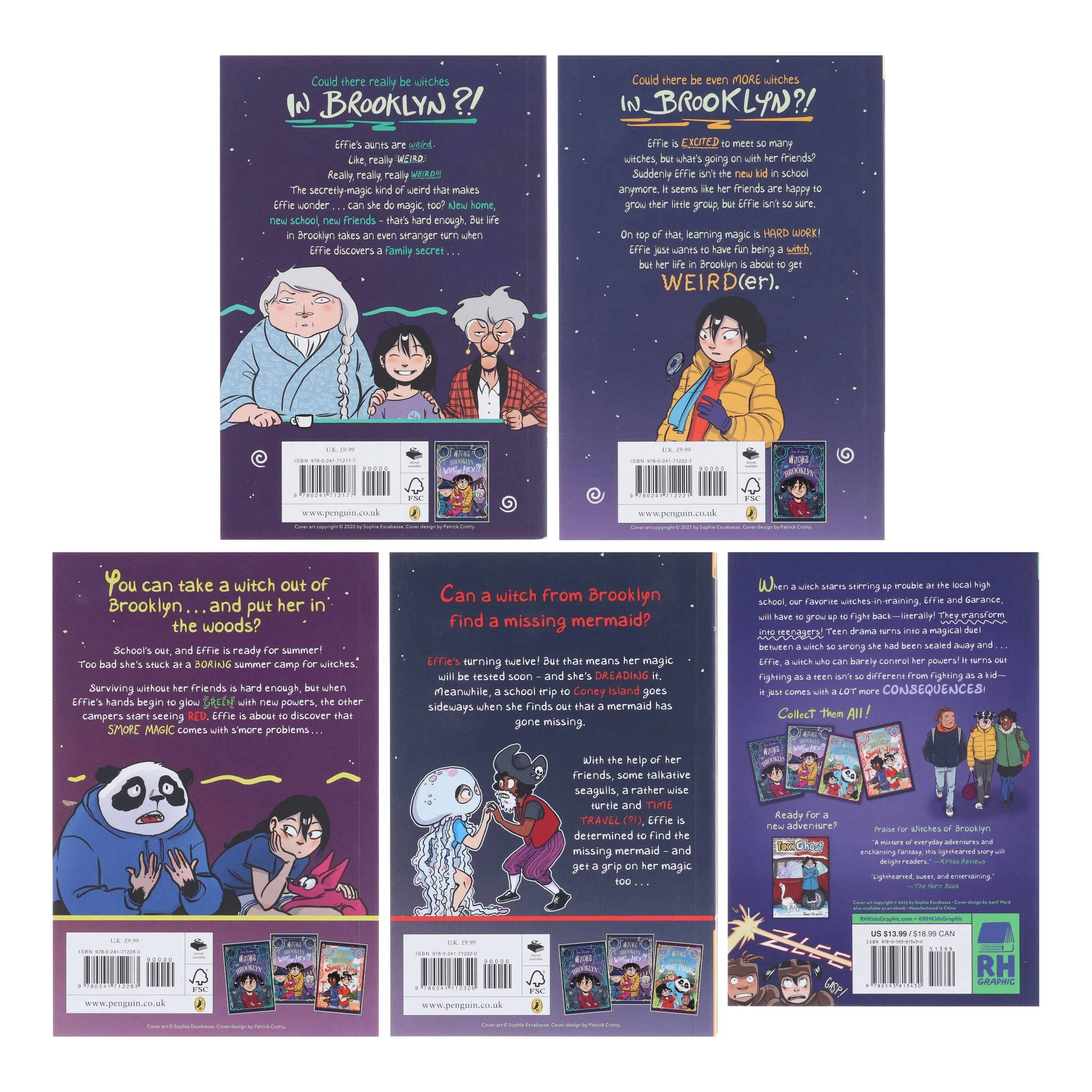 Witches of Brooklyn Graphic Novel Series by Sophie Escabasse 5 Books Collection Set - Ages 7-14 - Paperback - Image 3