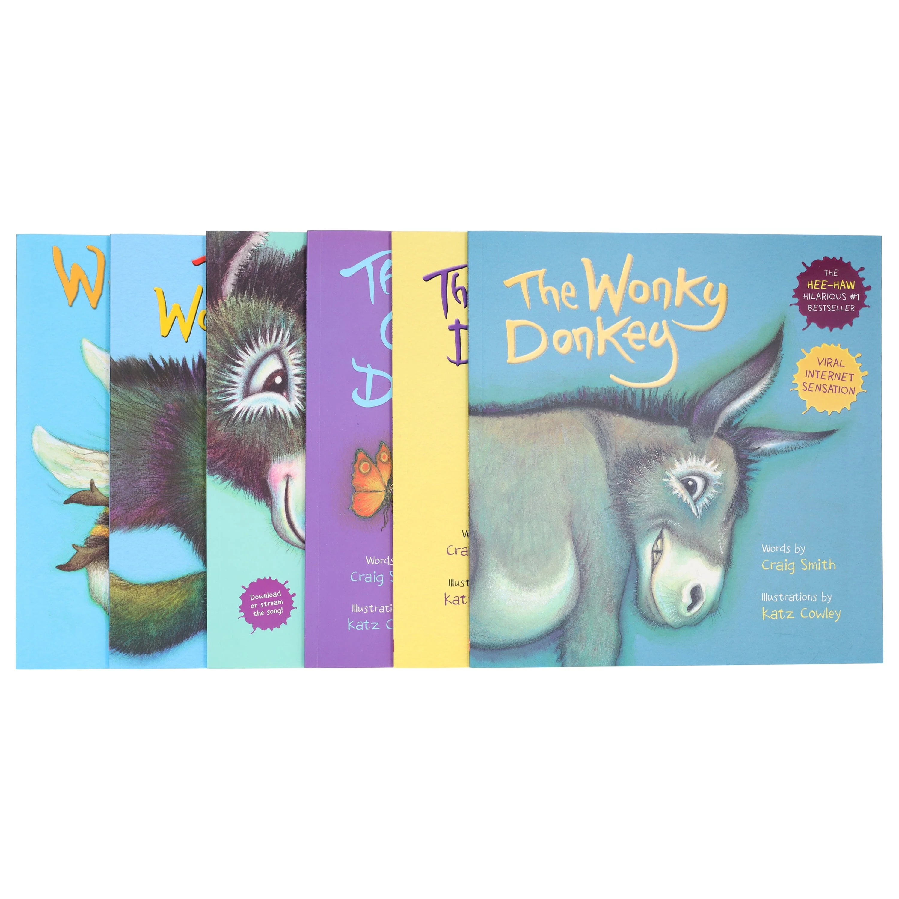 Wonky Donkey Series by Craig Smith & Maureen Thomson Illustrated 6 Books Collection Set - Ages 3+ - Paperback - Image 4