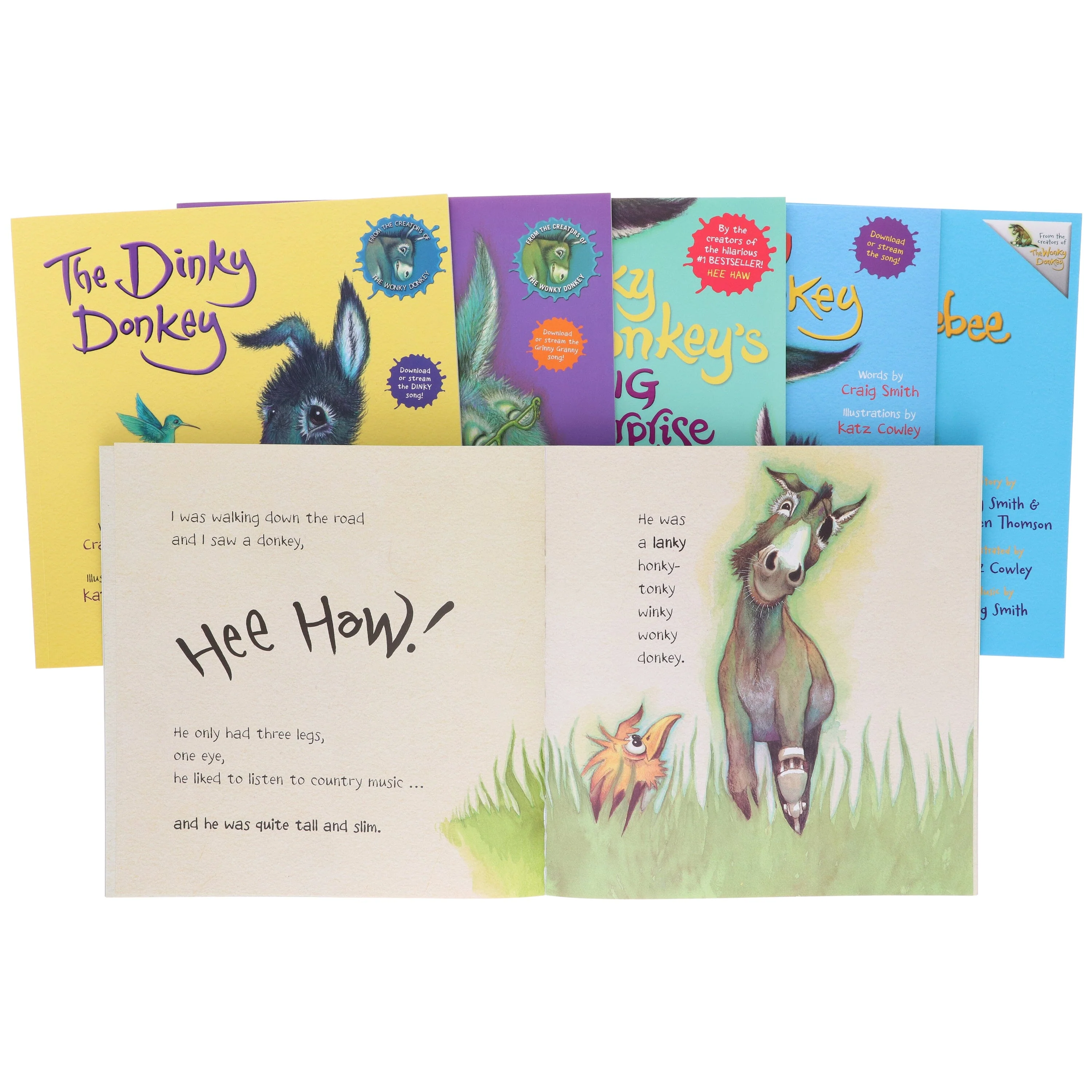 Wonky Donkey Series by Craig Smith & Maureen Thomson Illustrated 6 Books Collection Set - Ages 3+ - Paperback - Image 7